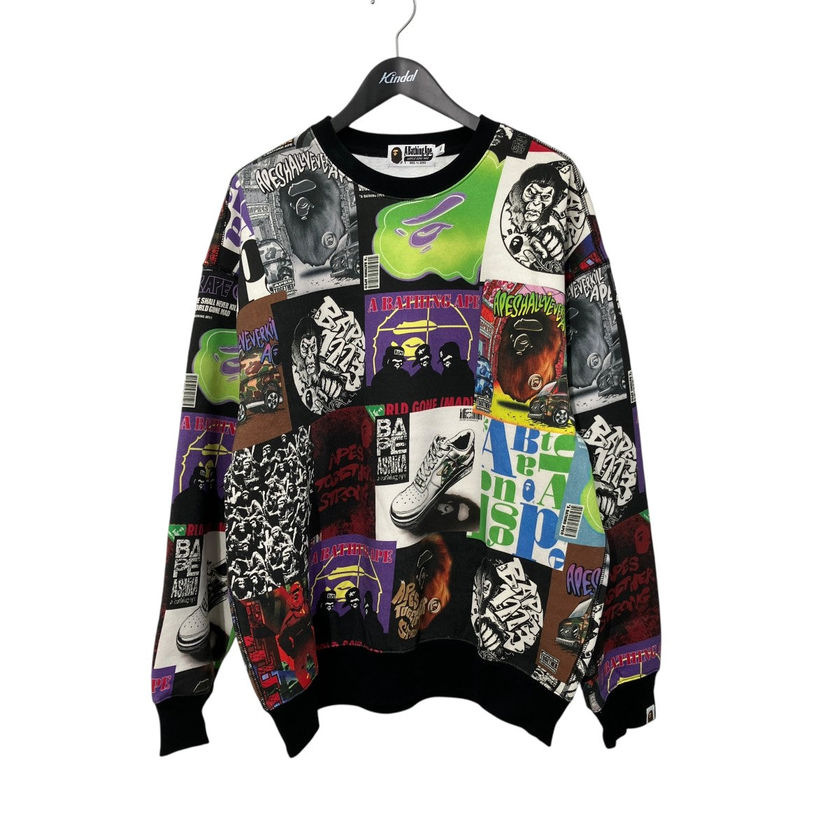 BAPE ALBUM MONOGRAM CREWNECKクルーネックスウェット001SWJ801053I