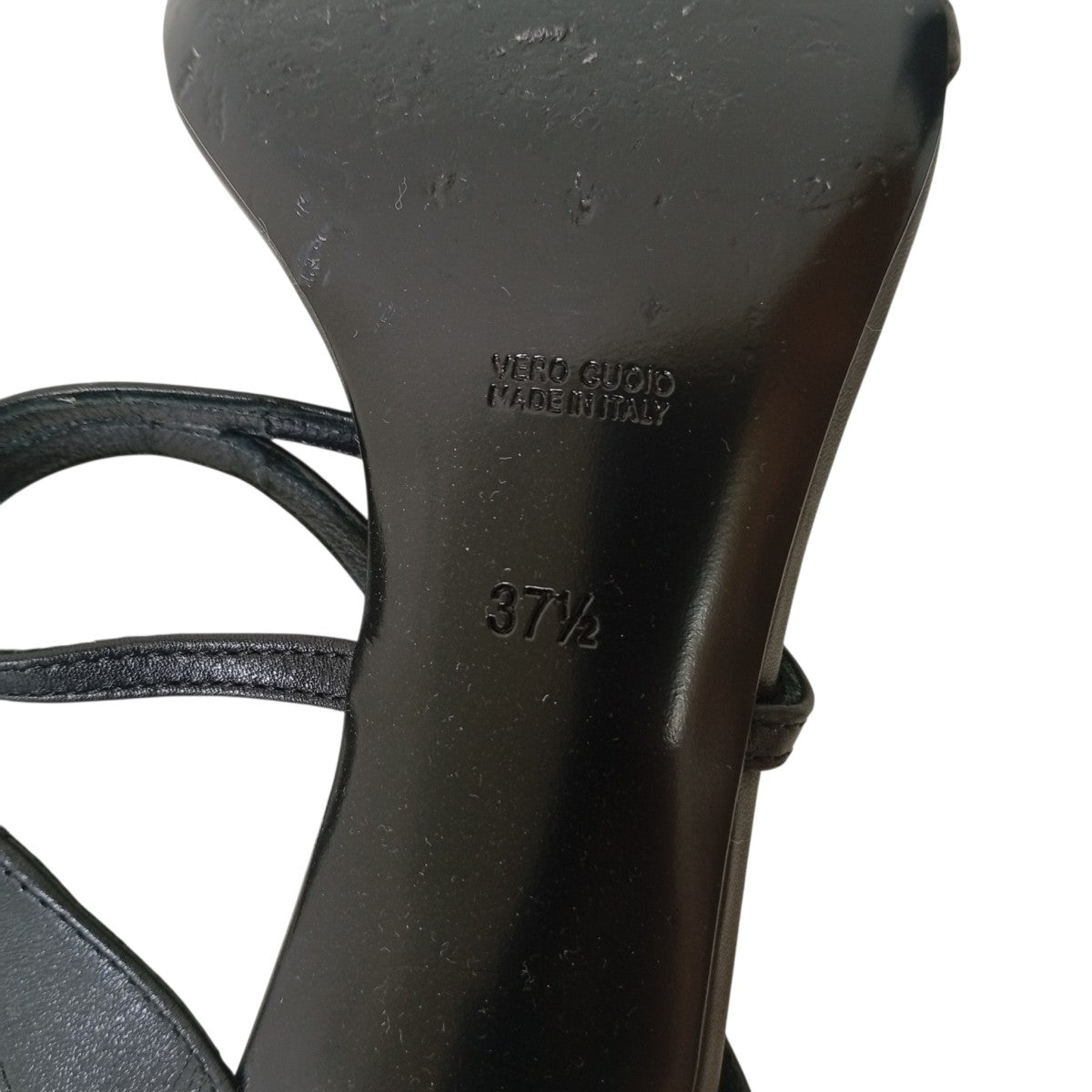 『極美品』BRENTA ブレンタ サンダル ミュール ヒール ブラック レザー BRENTA(ブレンタ) サンダル ブラック サイズ 37 1/2｜【公式】カインド
