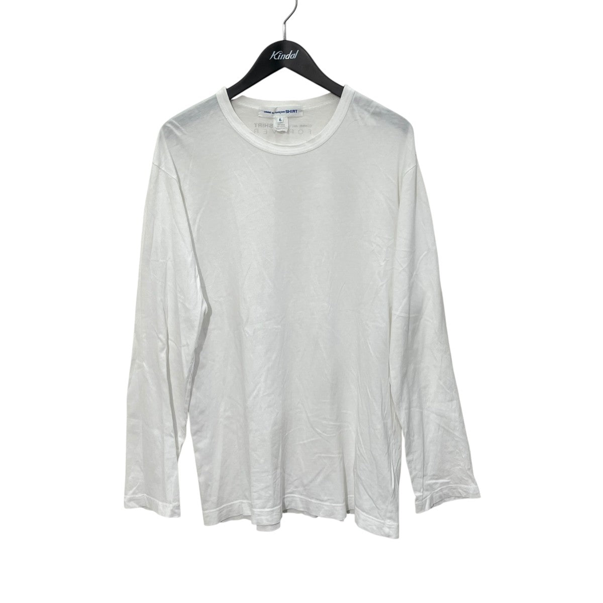 COMME des GARCONS SHIRT cotton jersey plainロングスリーブTシャツFZ-T003 古着・中古-1枚目のアイテム画像