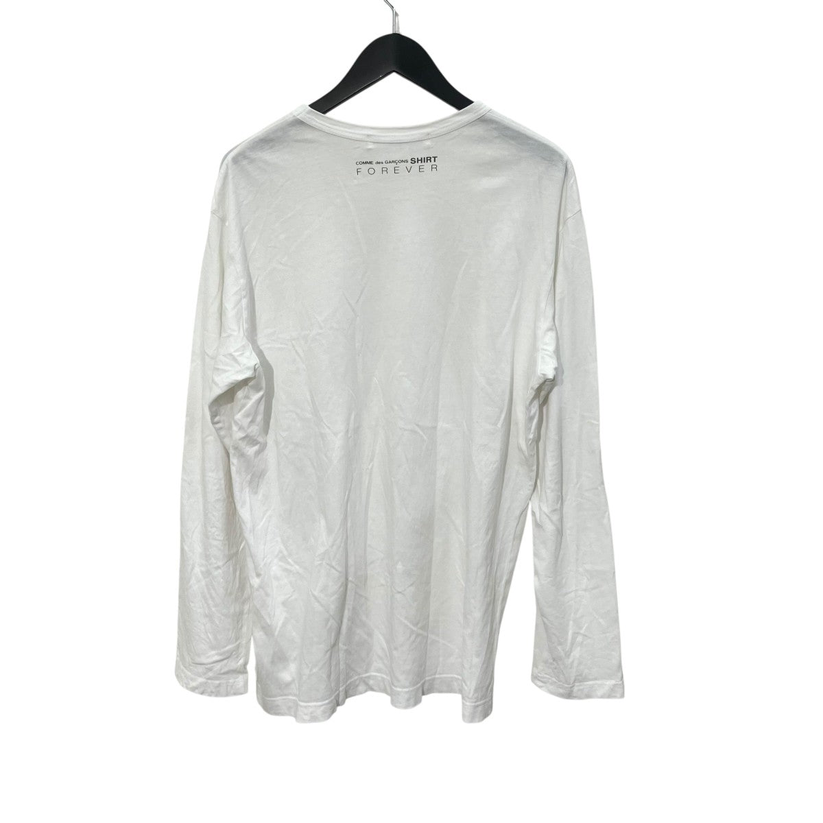 COMME des GARCONS SHIRT cotton jersey plainロングスリーブTシャツFZ-T003 古着・中古-2枚目のアイテム画像