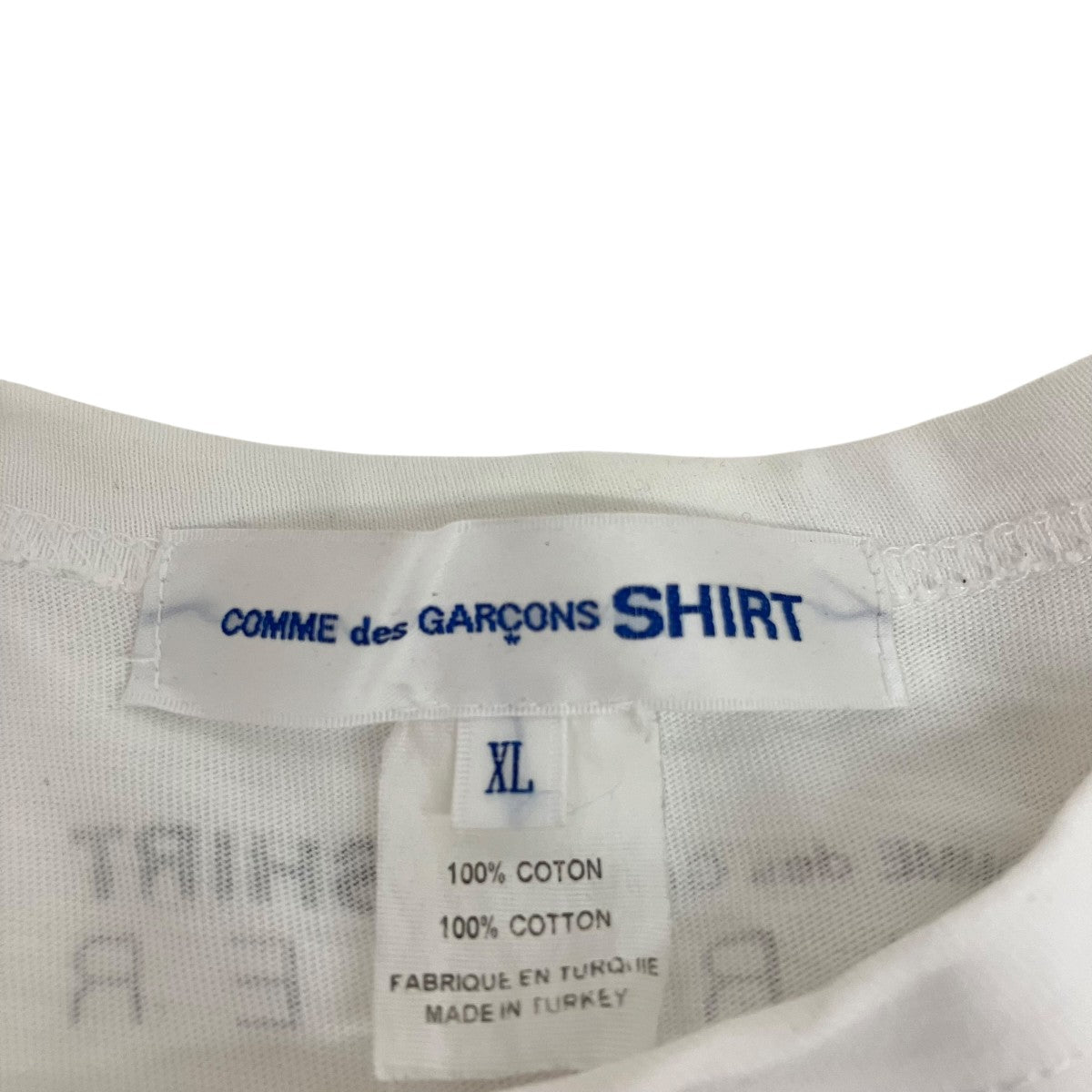 COMME des GARCONS SHIRT cotton jersey plainロングスリーブTシャツFZ-T003 古着・中古-5枚目のアイテム画像