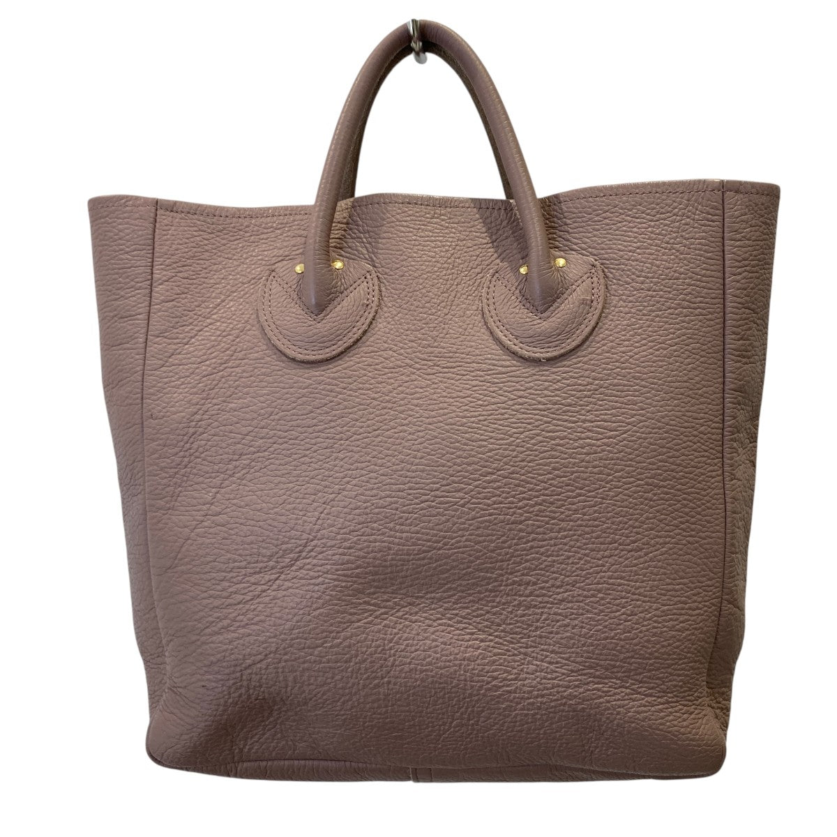 EMBOSSED LEATHER TOTE Mトートバッグ