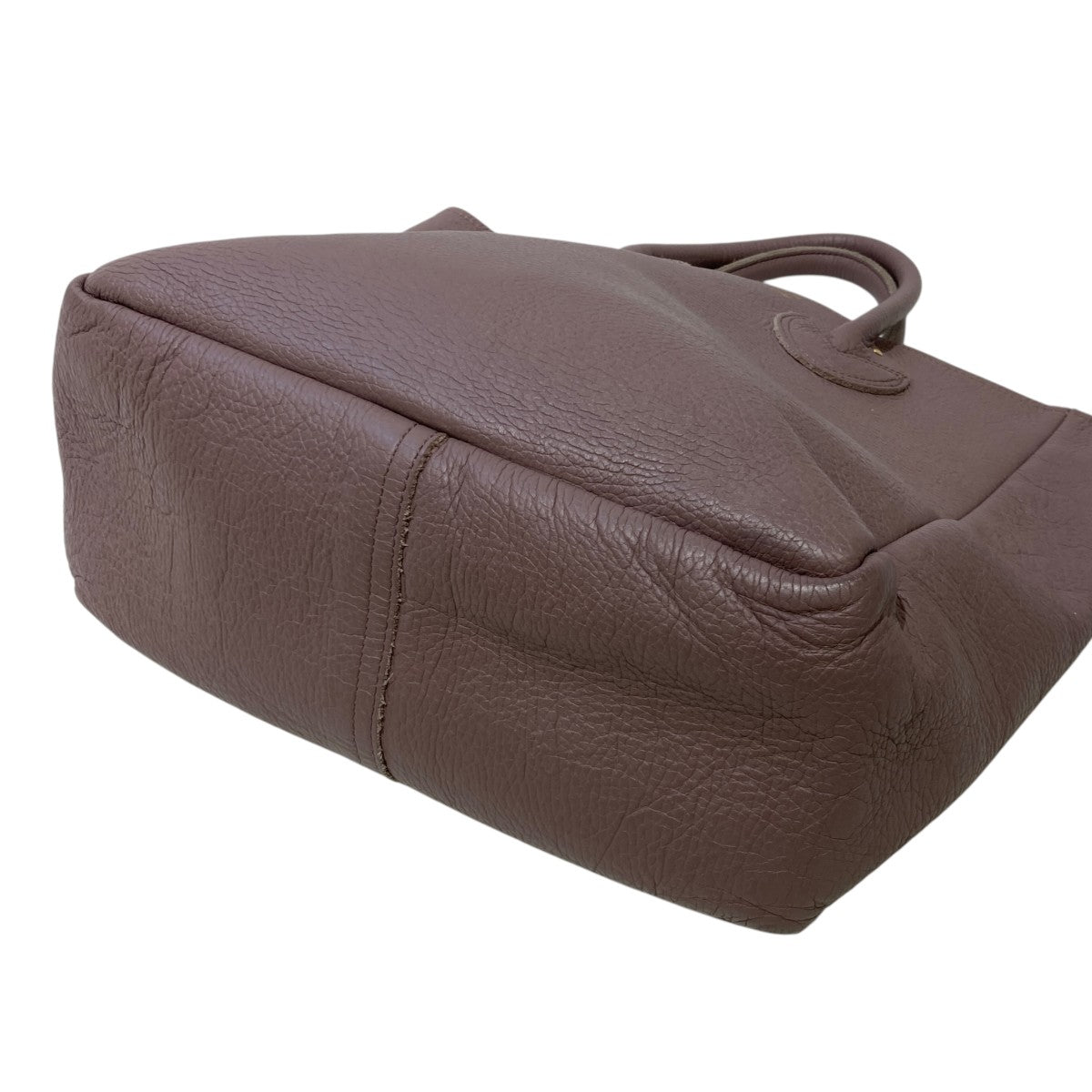 EMBOSSED LEATHER TOTE Mトートバッグ