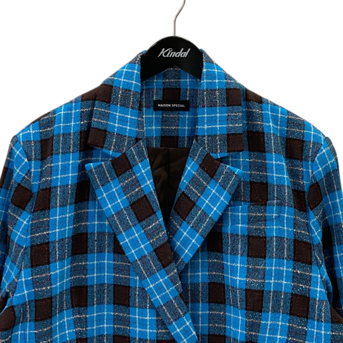Loop Yarn Plaid Jacketチェックダブルジャケット21252115301