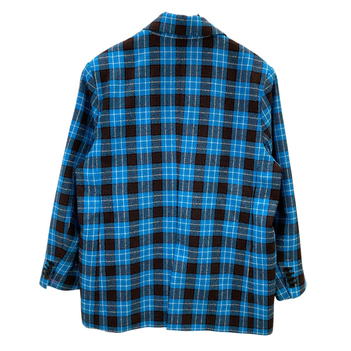 Loop Yarn Plaid Jacketチェックダブルジャケット21252115301