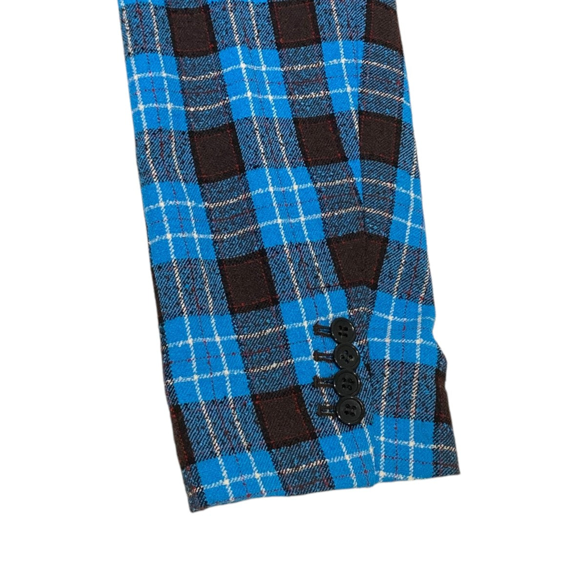 Loop Yarn Plaid Jacketチェックダブルジャケット21252115301