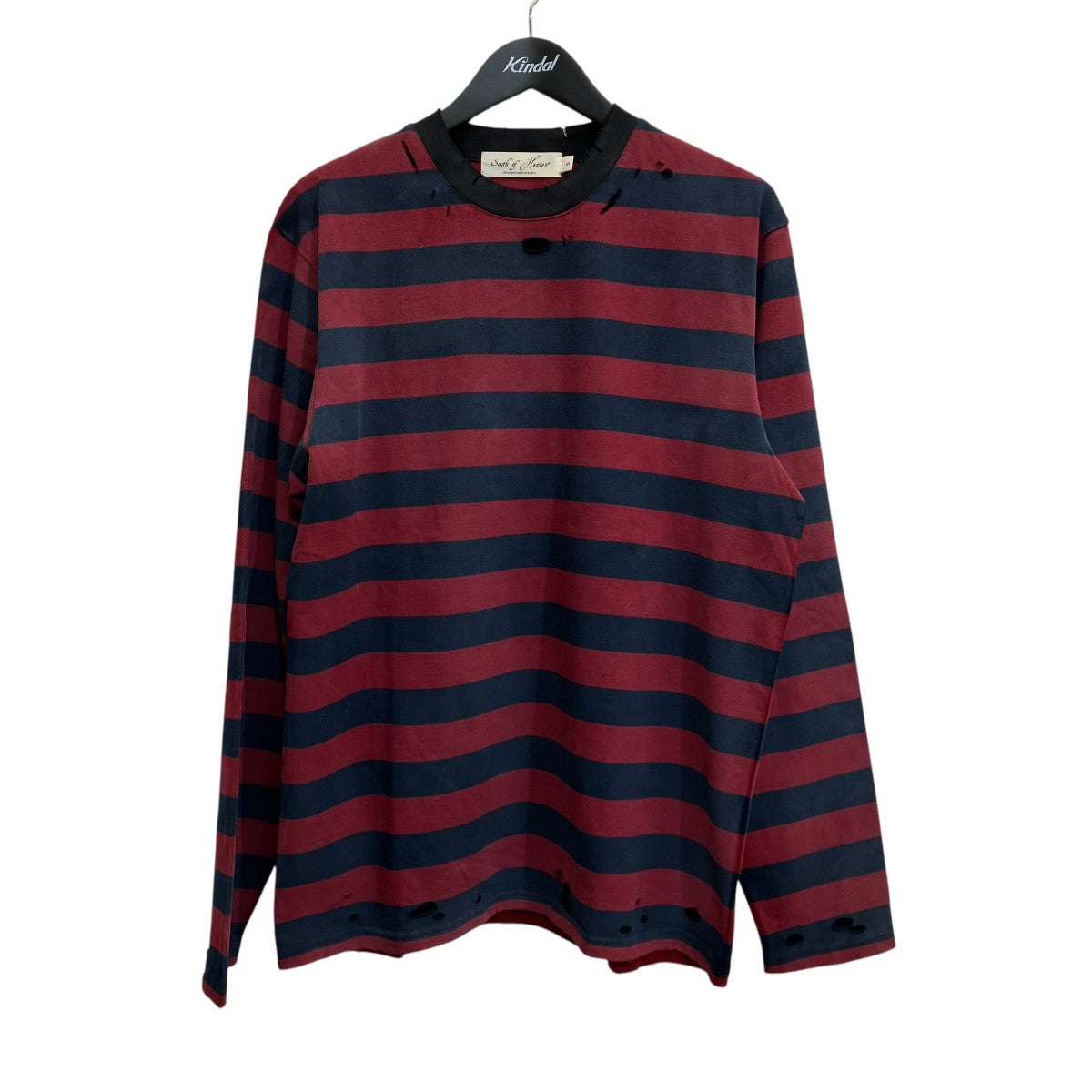 FREDDY DISTRESSED LONGSLEEVE T-SHIRTボーダー長袖カットソー