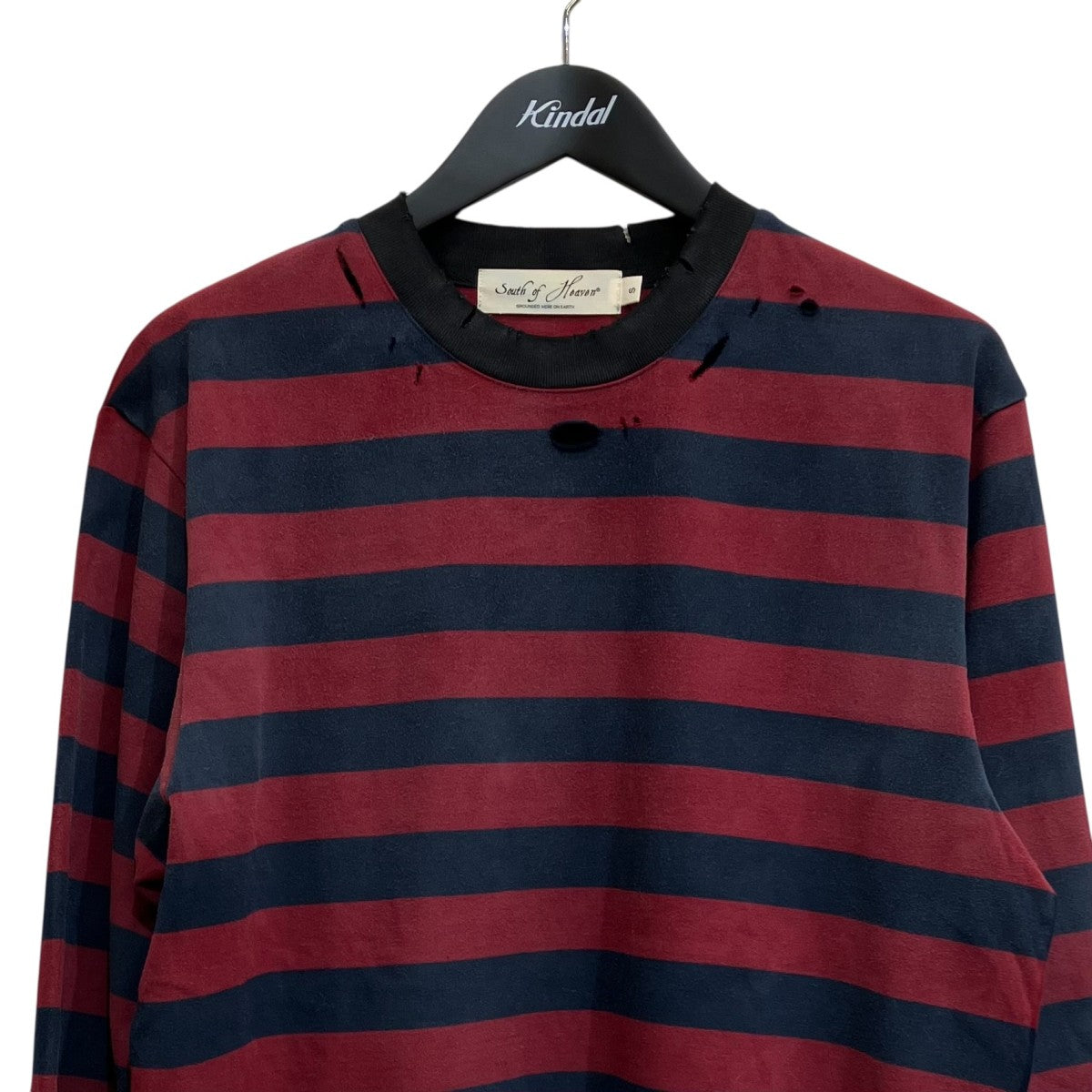 FREDDY DISTRESSED LONGSLEEVE T-SHIRTボーダー長袖カットソー