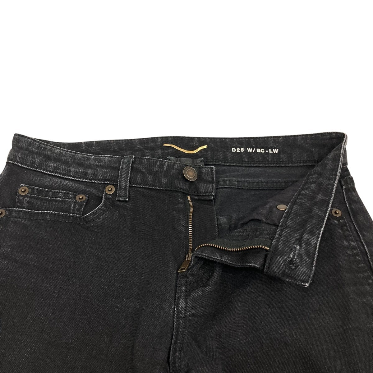Saint Laurent Paris ブラックジーンズ543074 YF869 古着・中古-3枚目のアイテム画像
