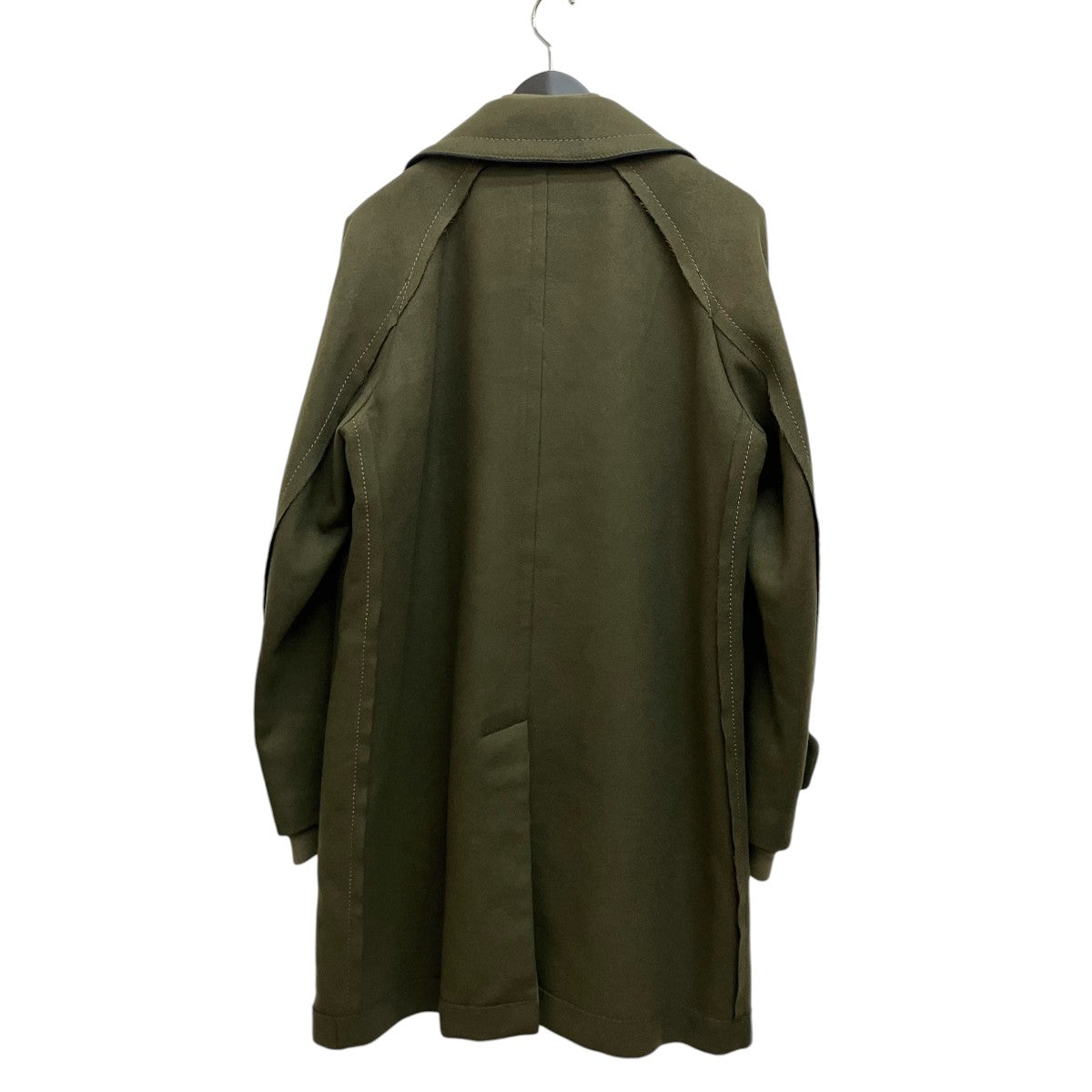 sacai 19AW MA-1 Docking Melton Stain Collar Coat 19-02042M 古着・中古-2枚目のアイテム画像