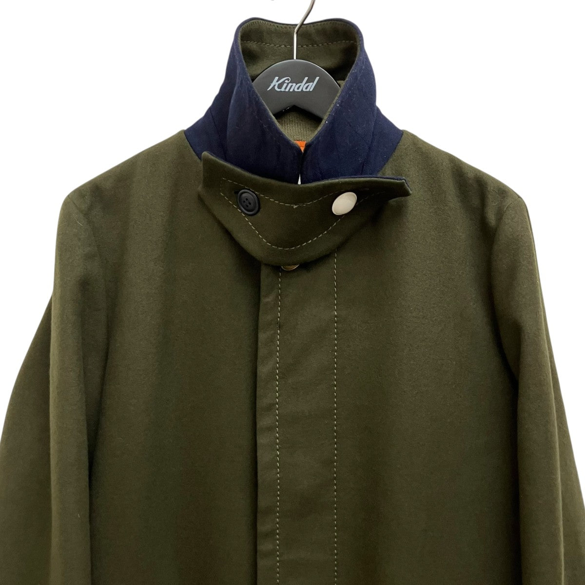 sacai 19AW MA-1 Docking Melton Stain Collar Coat 19-02042M 古着・中古-4枚目のアイテム画像