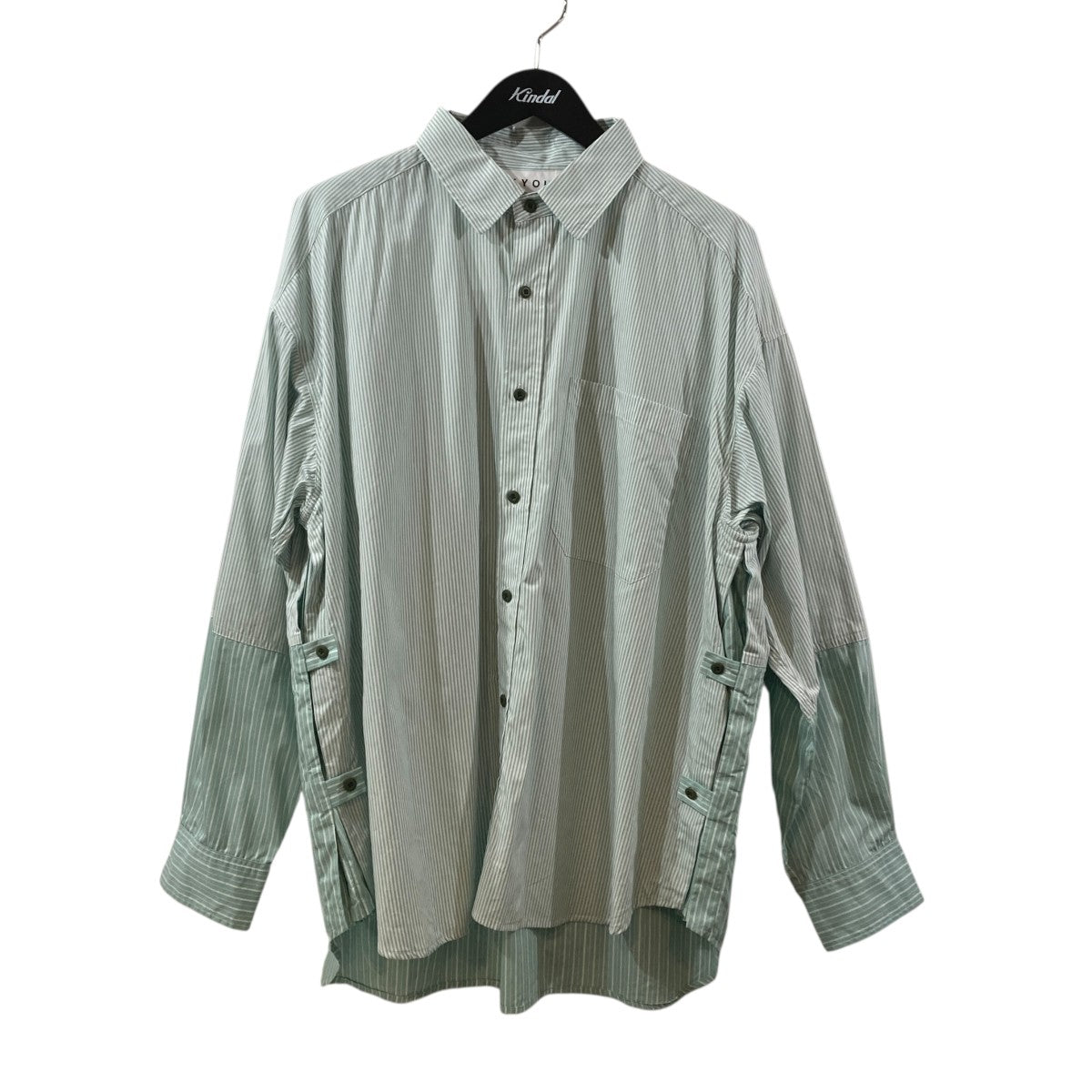 BEAN Switching Baloon Shirtストライプ長袖シャツKU5SSUSHT01
