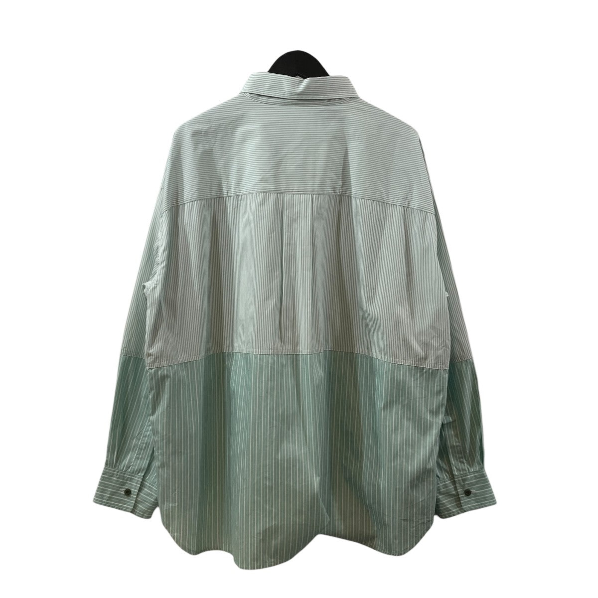 BEAN Switching Baloon Shirtストライプ長袖シャツKU5SSUSHT01