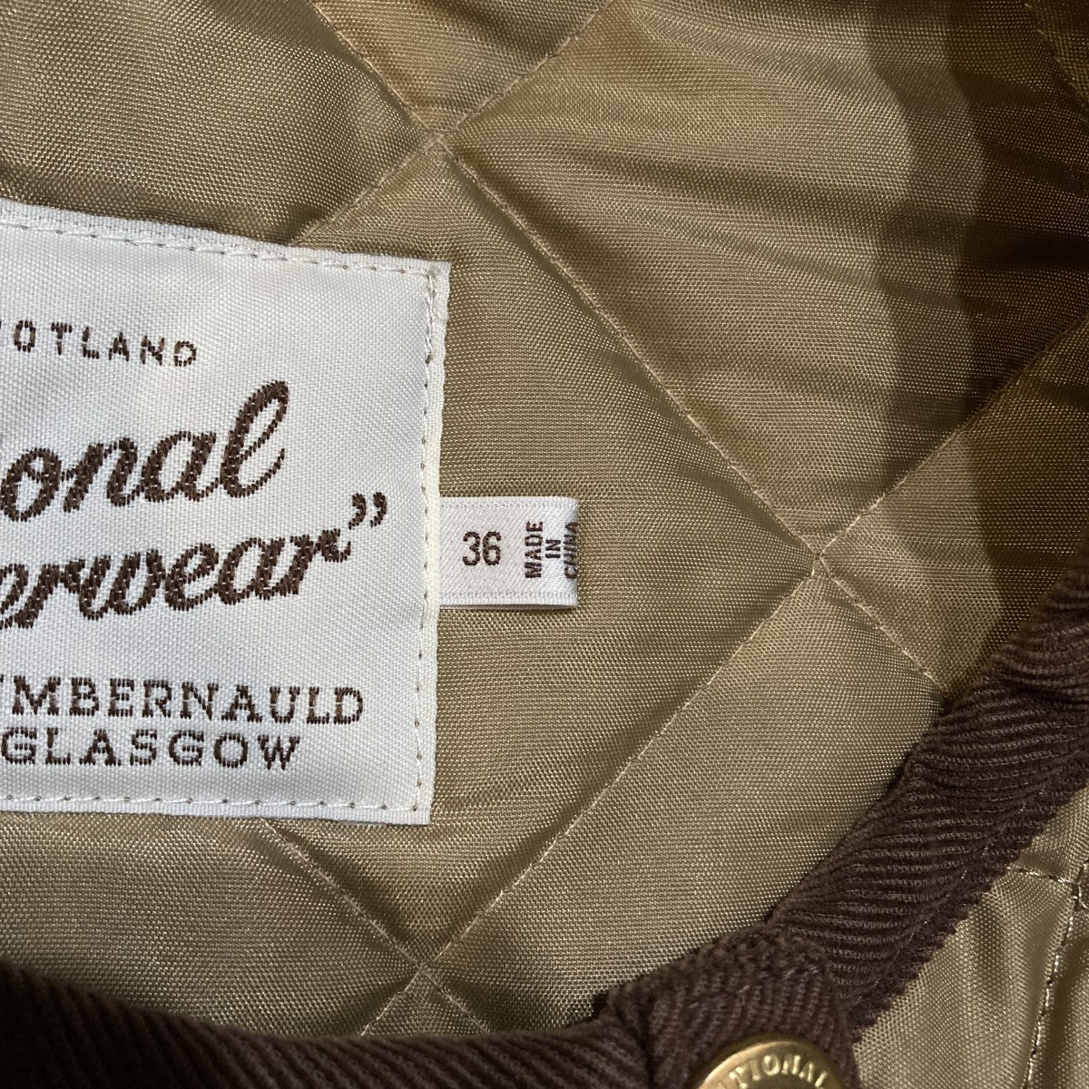 ARKLEY MIDDLEキルティングジャケットL222APQCO0328AA