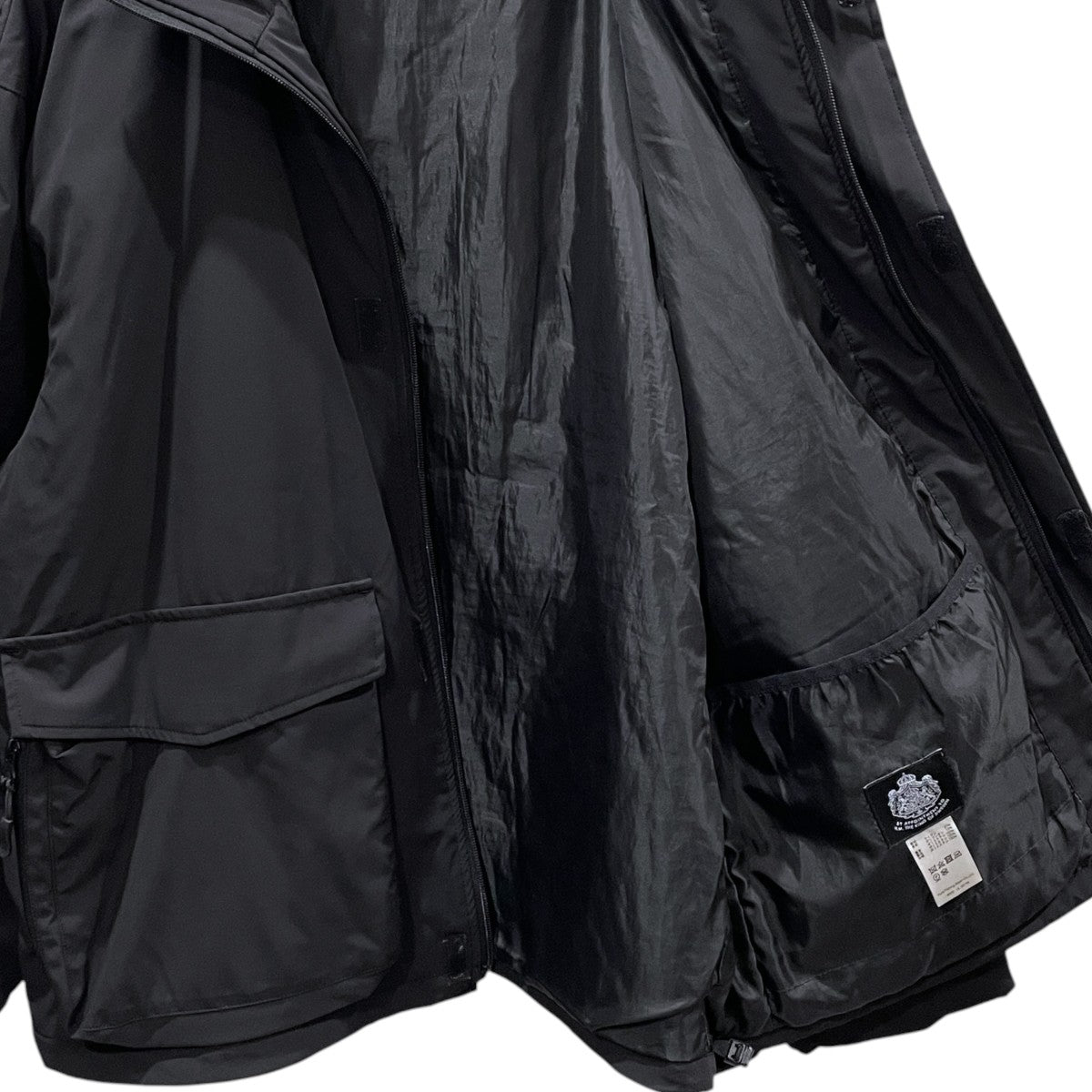 ジップアップ中綿ジャケット WR MILITARY PADDING JACKET ウォーターリペラント ミリタリーパディングジャケット