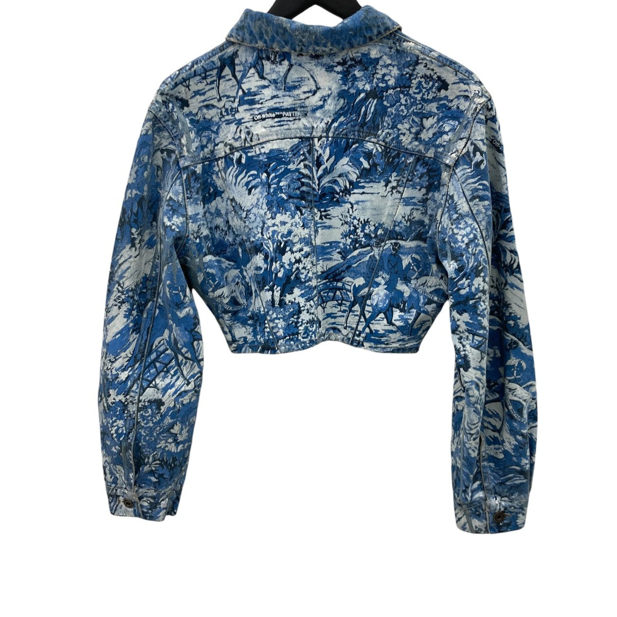 Tapestry Crop Denim JacketデニムジャケットOWYE007F18386067