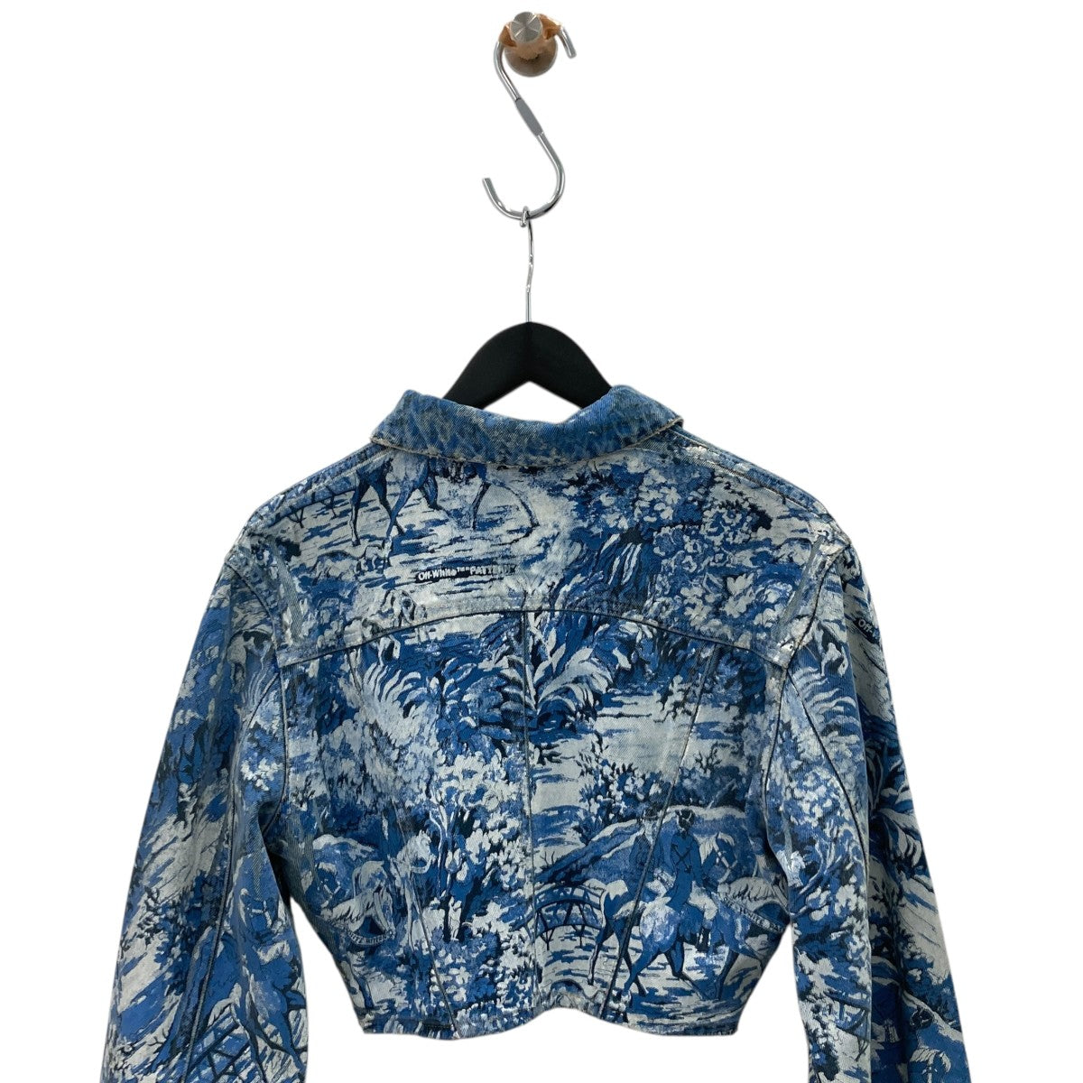 Tapestry Crop Denim JacketデニムジャケットOWYE007F18386067