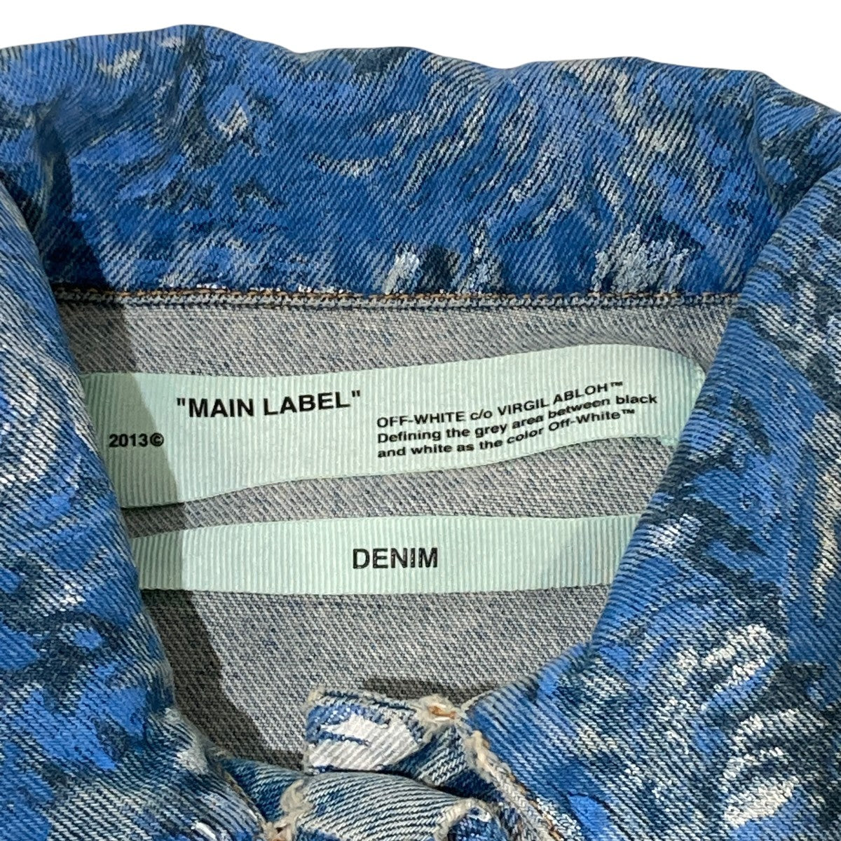 Tapestry Crop Denim JacketデニムジャケットOWYE007F18386067