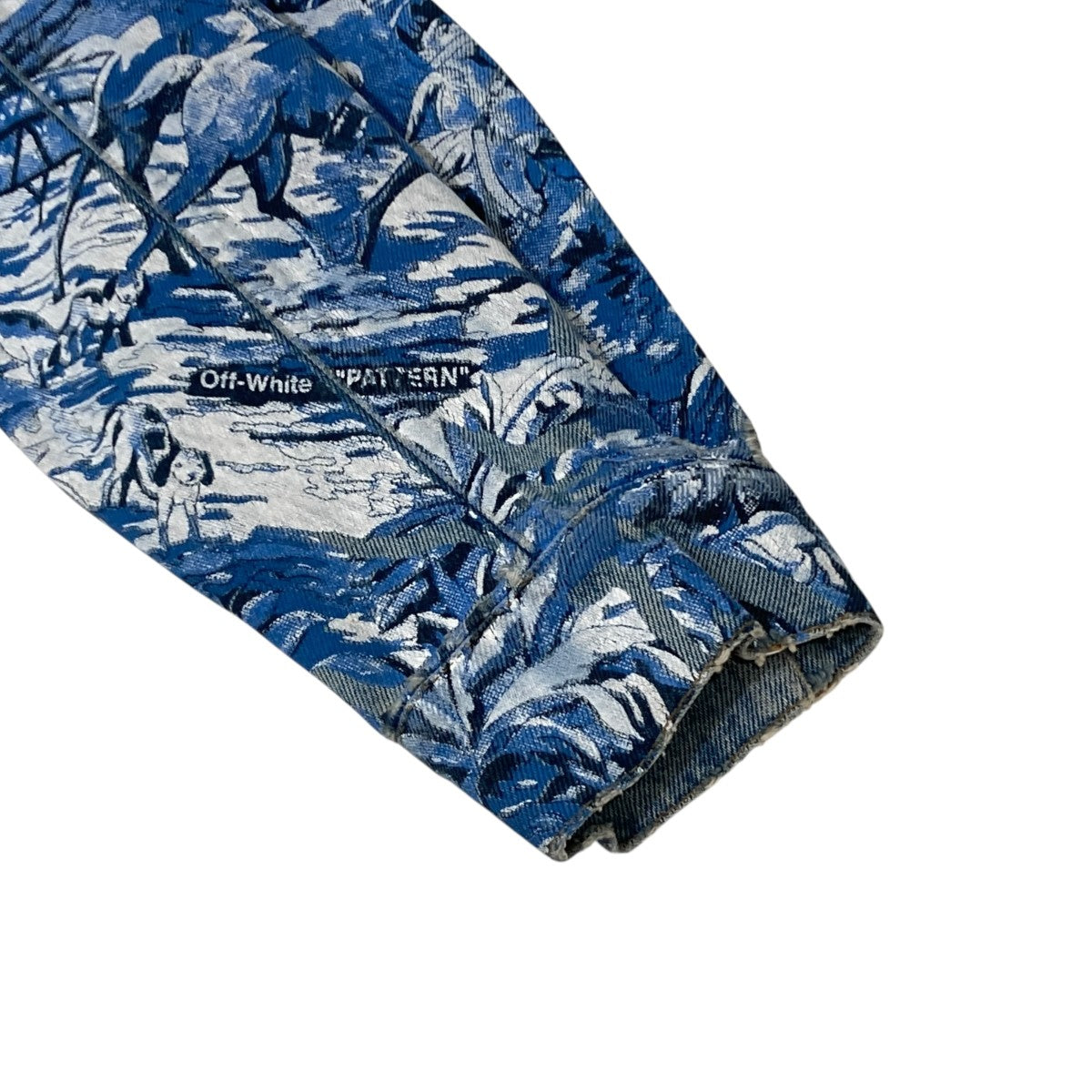 Tapestry Crop Denim JacketデニムジャケットOWYE007F18386067