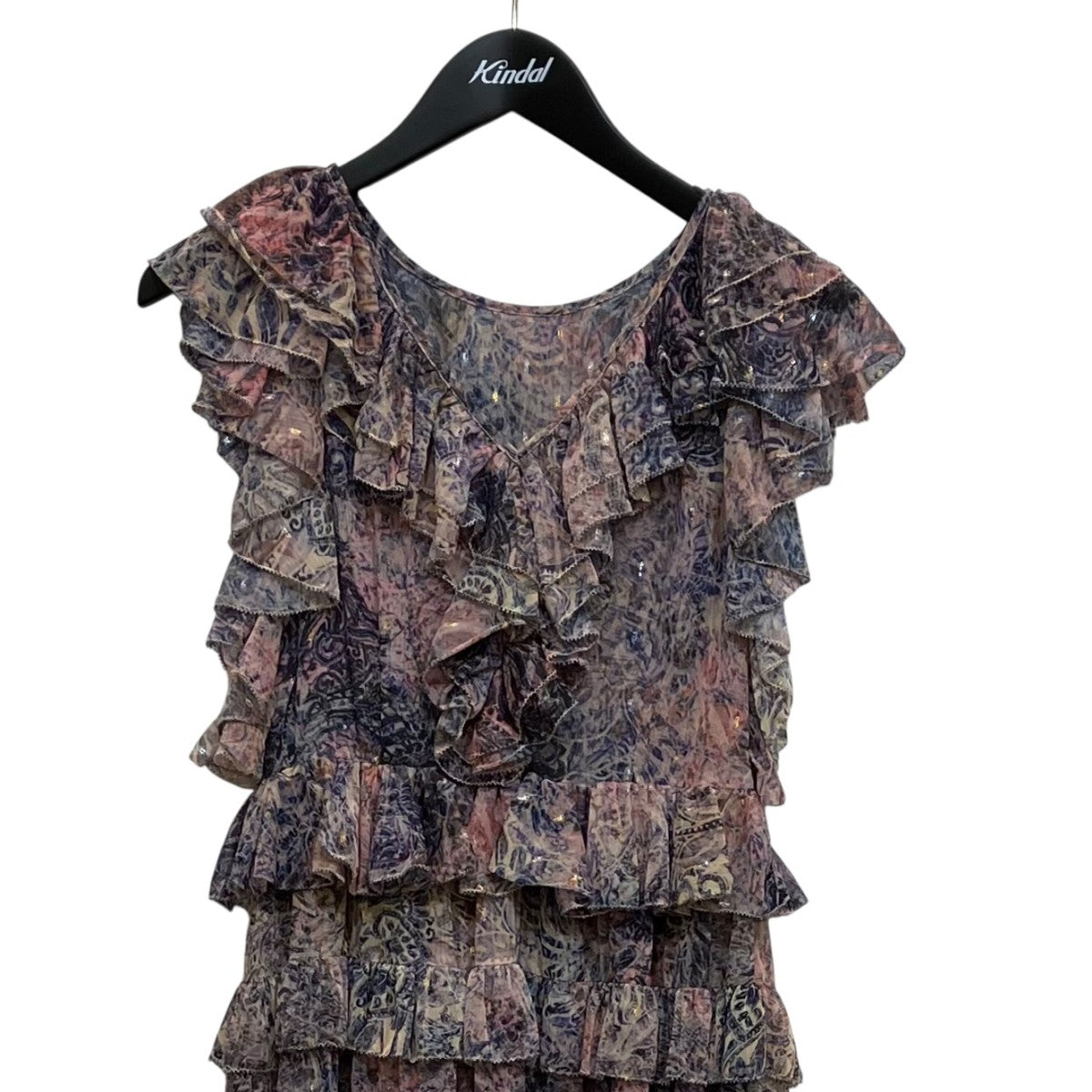 マキシ丈ティアードワンピース0201051233