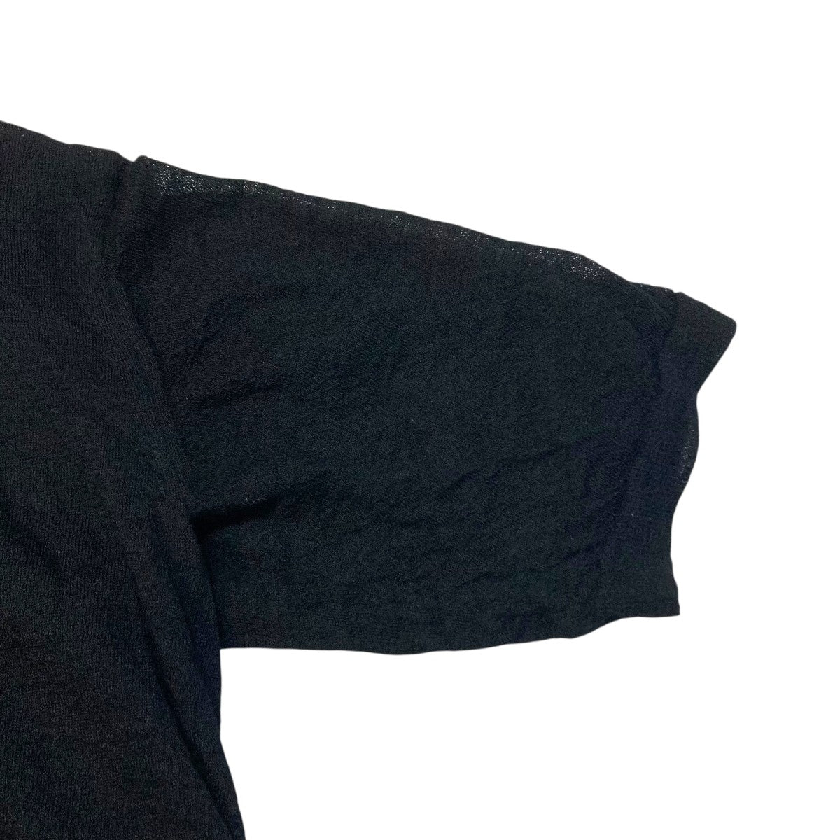 AURALEE HARD TWIST HIGH GAUGE WOOL SILK KNIT SKIPPER POLOニットポロシャツA24SP02WS 古着・中古-4枚目のアイテム画像