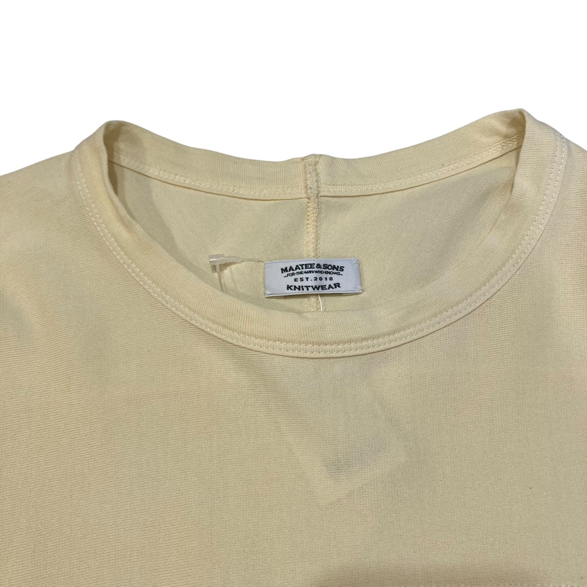MAATEE＆SONS CAP SHOULDER L S TEE長袖カットソーMT3103-0804 古着・中古-3枚目のアイテム画像