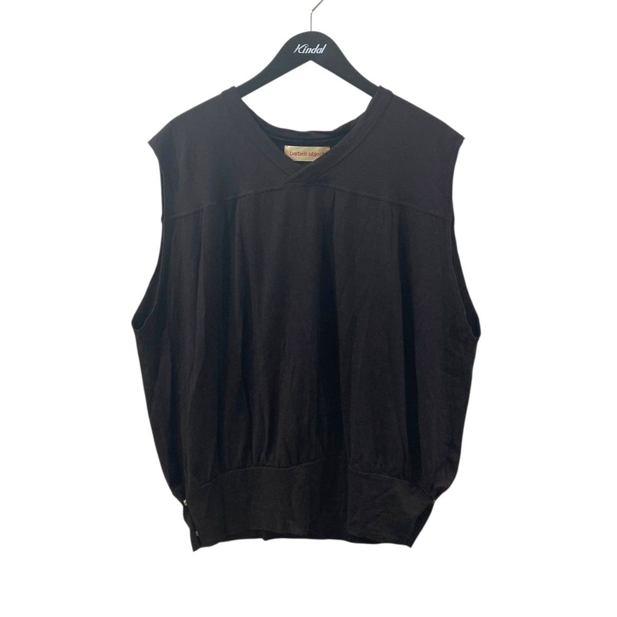 トップス barbell object wool ns top (bo-24a-c01) barbell object(バーベルオブジェクト) wool n s topノースリーブ