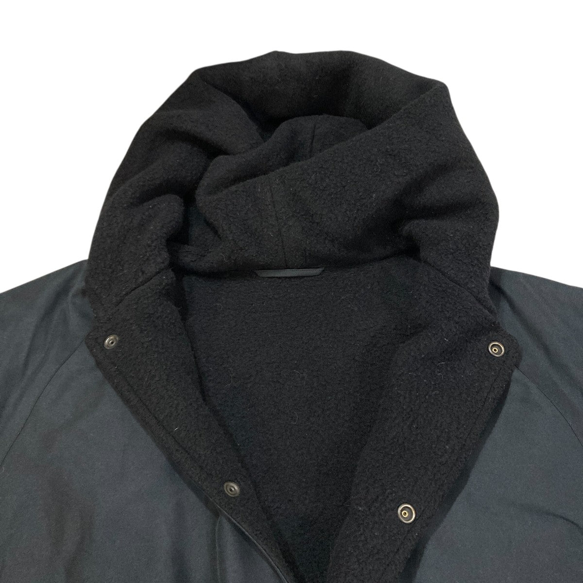コットンシルクフーデットコートコートS03-04003