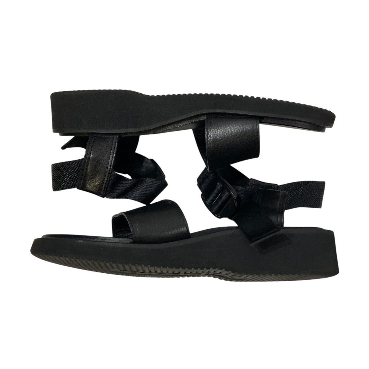 FOOTWORKS Sandals with Velcro Straps (wide belt) in Smooth LeatherサンダルF01-0005-M 古着・中古-4枚目のアイテム画像