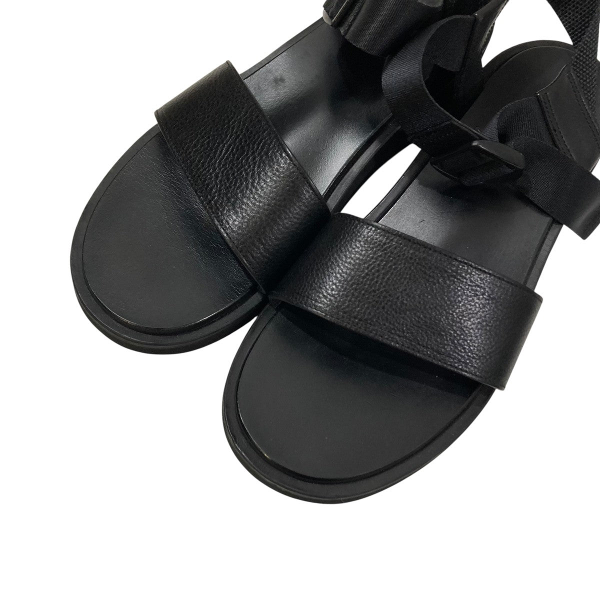 FOOTWORKS Sandals with Velcro Straps (wide belt) in Smooth LeatherサンダルF01-0005-M 古着・中古-6枚目のアイテム画像