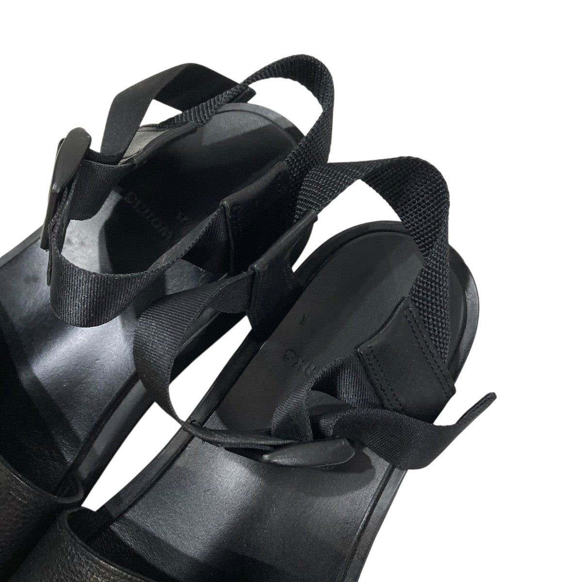 FOOTWORKS Sandals with Velcro Straps (wide belt) in Smooth LeatherサンダルF01-0005-M 古着・中古-7枚目のアイテム画像