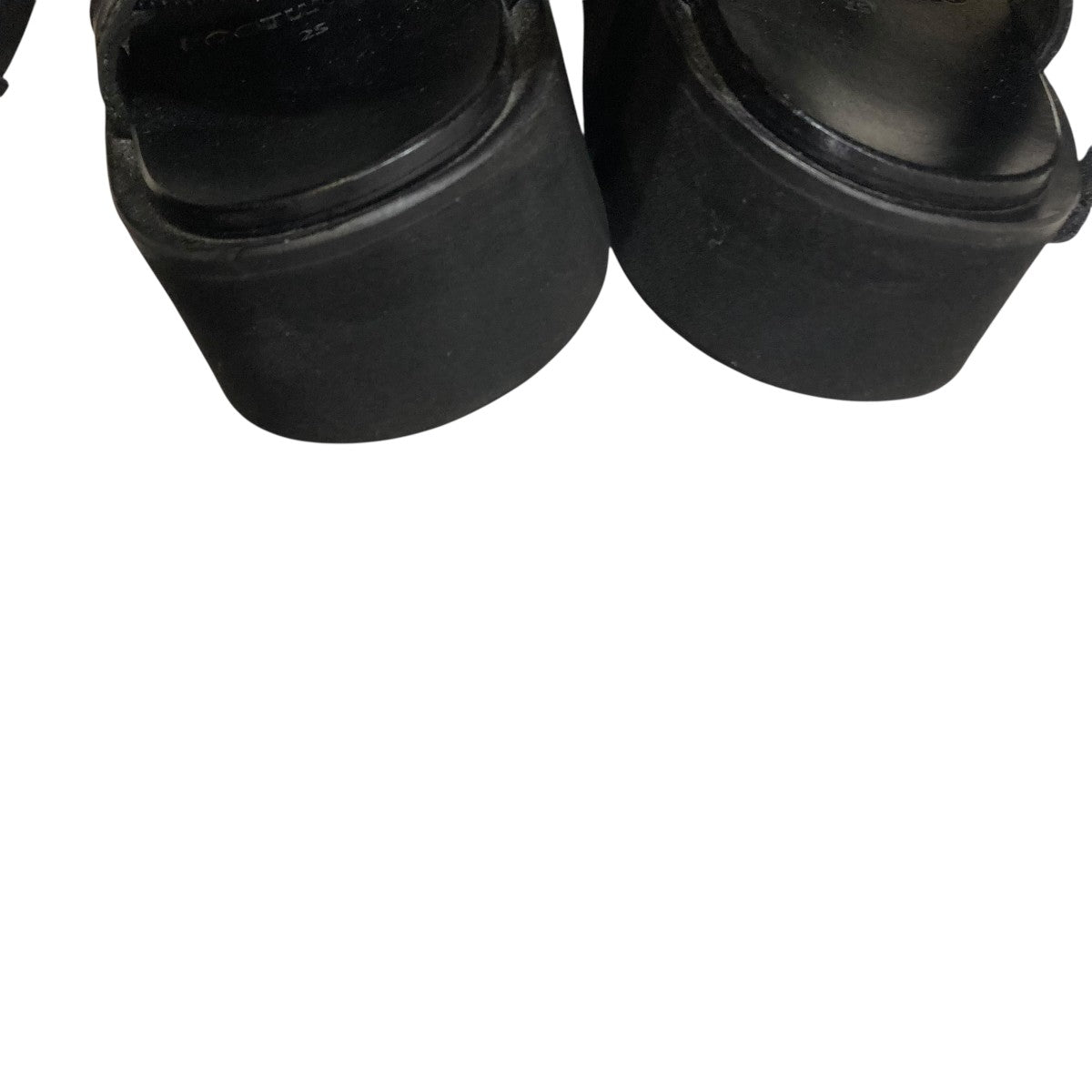 FOOTWORKS Sandals with Velcro Straps (wide belt) in Smooth LeatherサンダルF01-0005-M 古着・中古-8枚目のアイテム画像