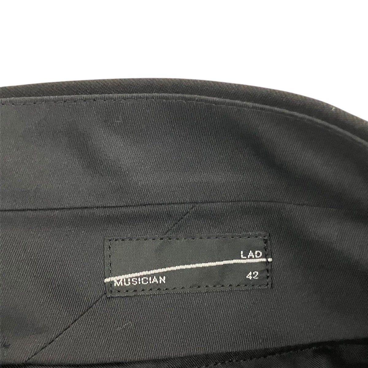 LAD MUSICIAN 3TUCK WIDE SLACKSスラックスパンツ2125-558 古着・中古-6枚目のアイテム画像