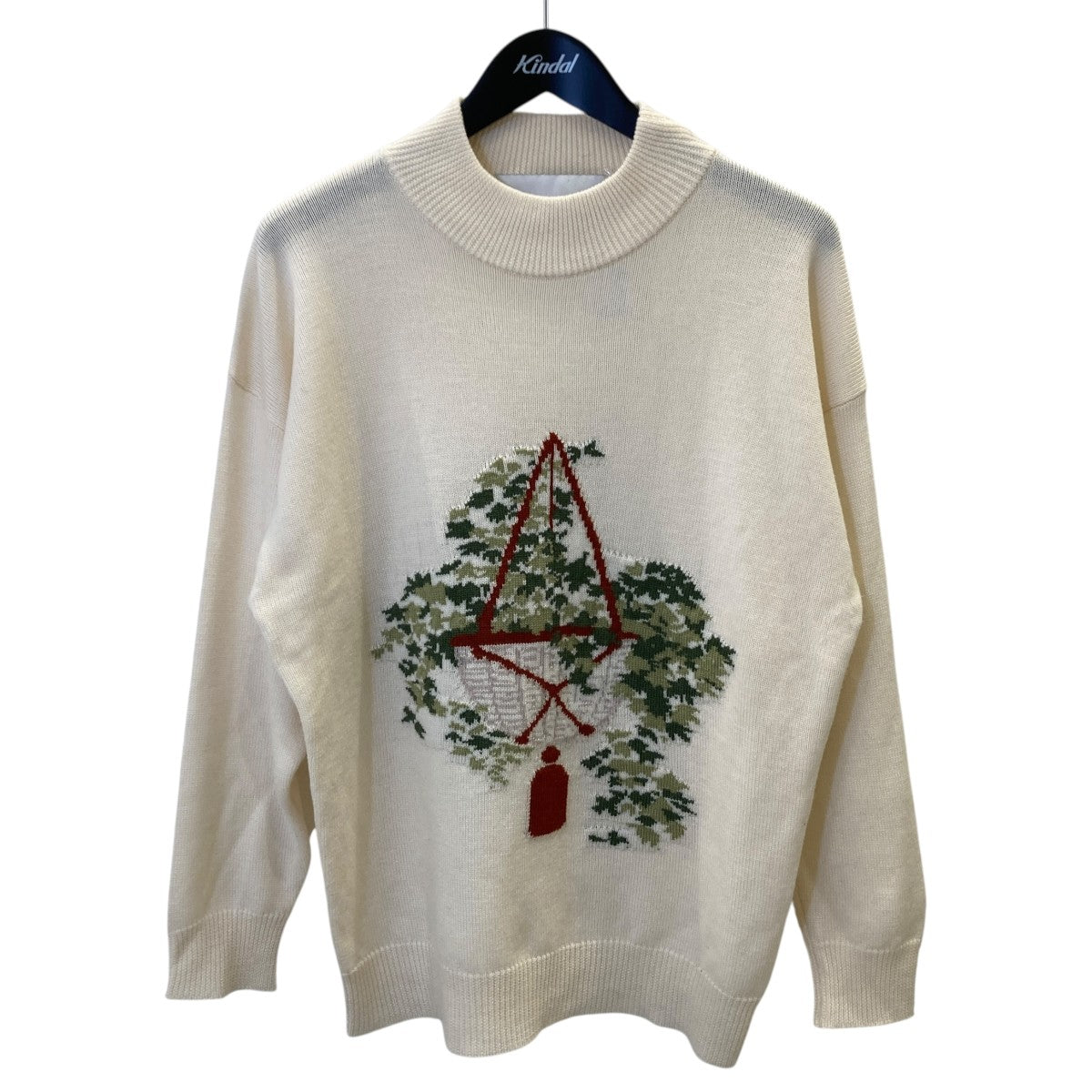 Tanner Fletcher FOLIAGE HANGING BASKET INTARSIA SWEATERセーター 古着・中古-1枚目のアイテム画像
