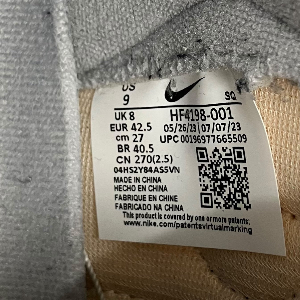 Travis Scott Cactus JackスニーカーHF4198001