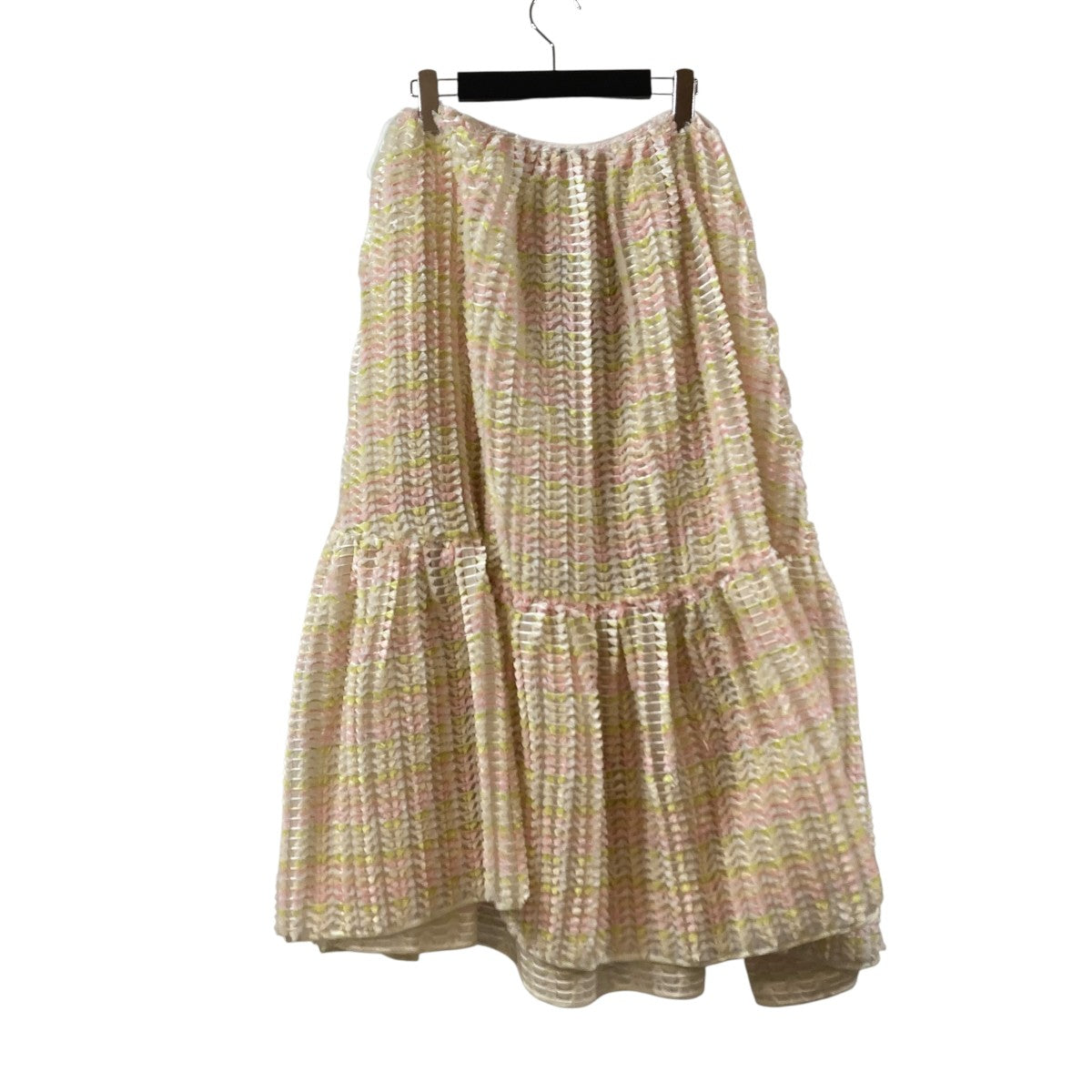 Cecilie Bahnsen ROSEMARY SKIRTロングスカートSS19-0077 古着・中古-2枚目のアイテム画像