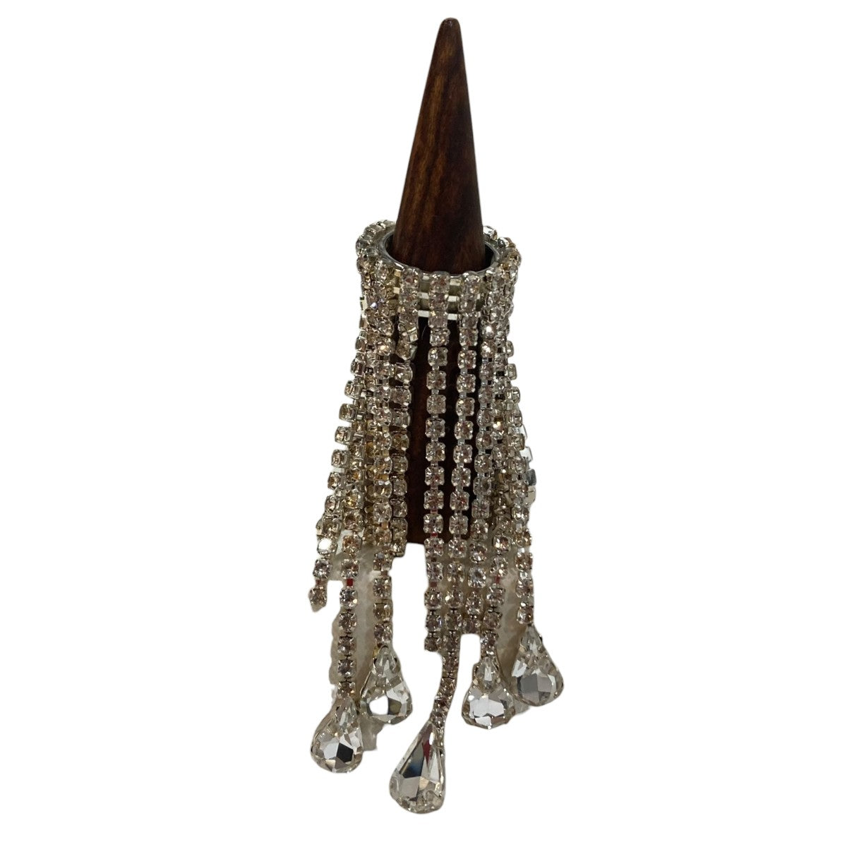 HARUNOBUMURATA STRASS FRINGE RING SHORTリングHM23W1401-ASC01 古着・中古-1枚目のアイテム画像