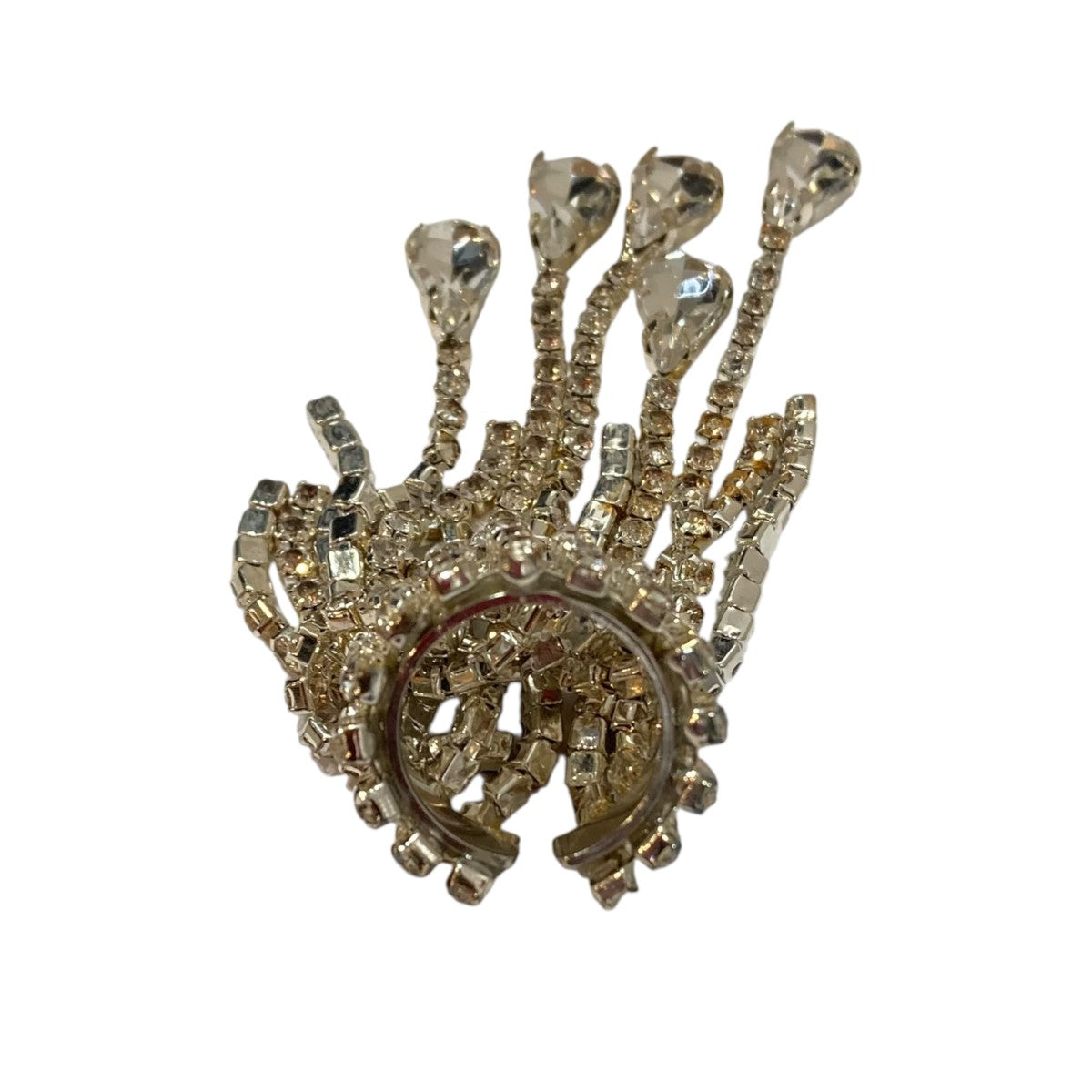 HARUNOBUMURATA STRASS FRINGE RING SHORTリングHM23W1401-ASC01 古着・中古-7枚目のアイテム画像