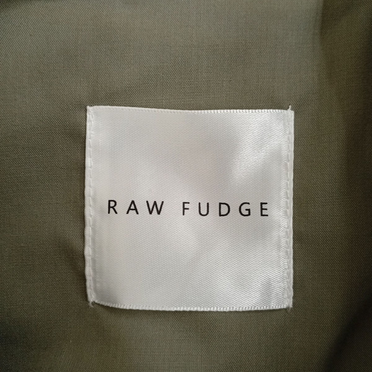 RAW FUDGE スリーブレストレンチジャケットベスト7652034 古着・中古-3枚目のアイテム画像