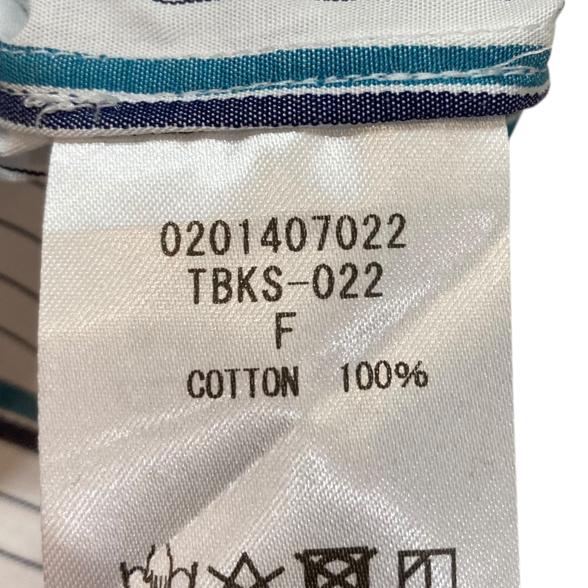 TICCA ツイストスリーブワンピースストライプシャツワンピース0201407022 古着・中古-6枚目のアイテム画像