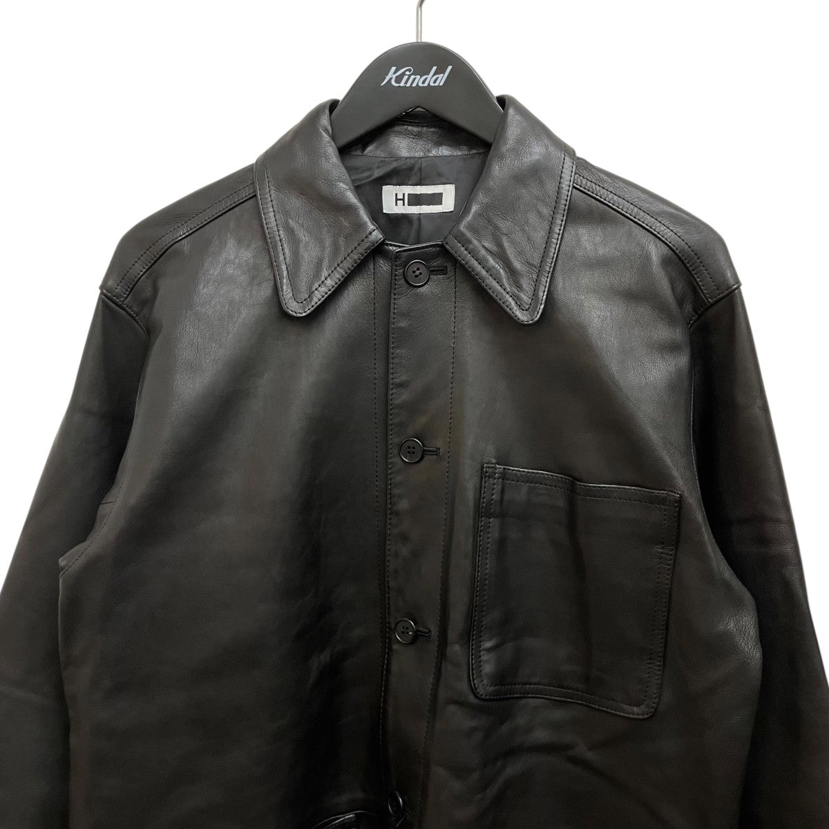 H BEAUTY＆YOUTH シープレザーカバーオール1625-199-5249 古着・中古-3枚目のアイテム画像