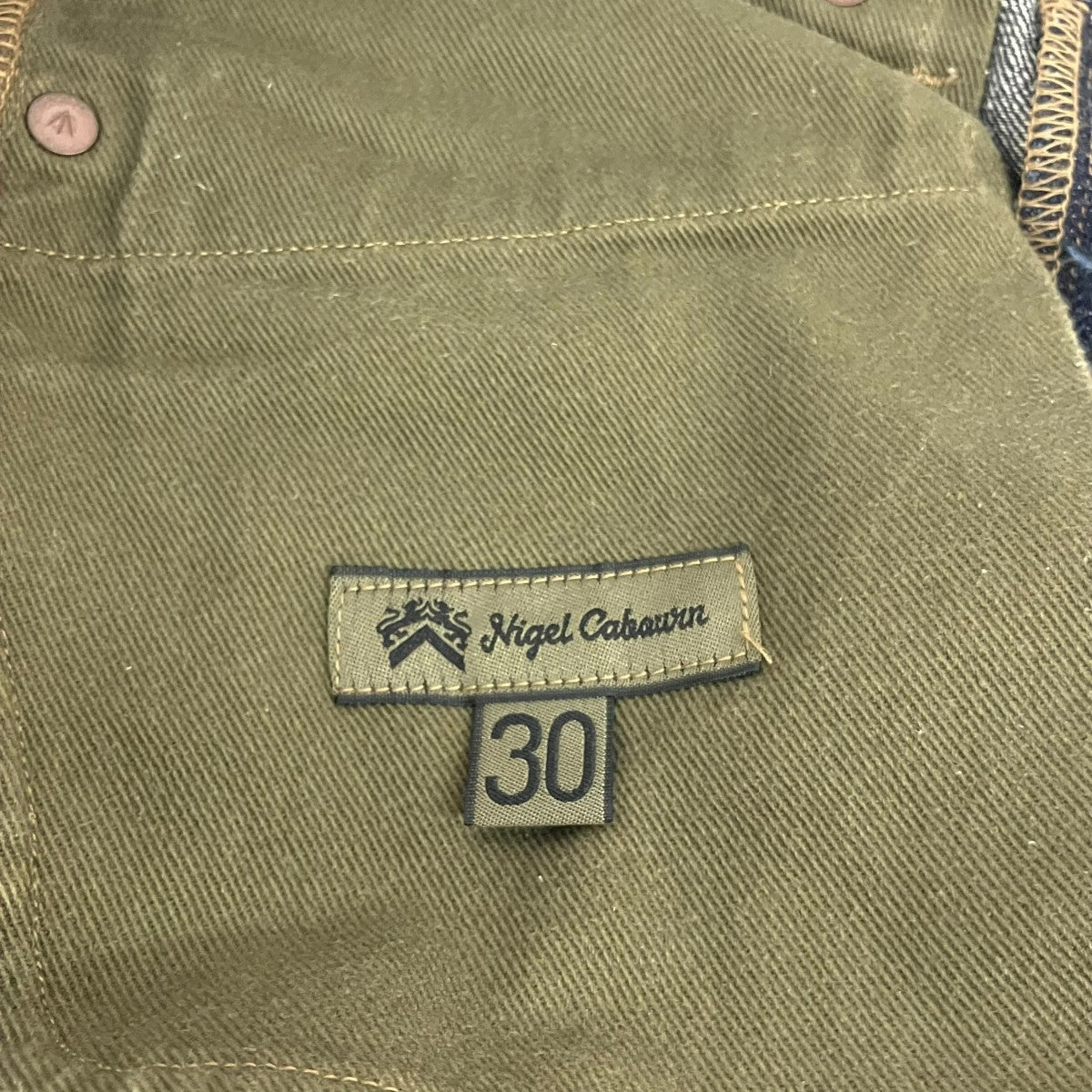 NIGEL CABOURN RAILMAN DENIM PANTデニムパンツ8041-00-50025 古着・中古-8枚目のアイテム画像
