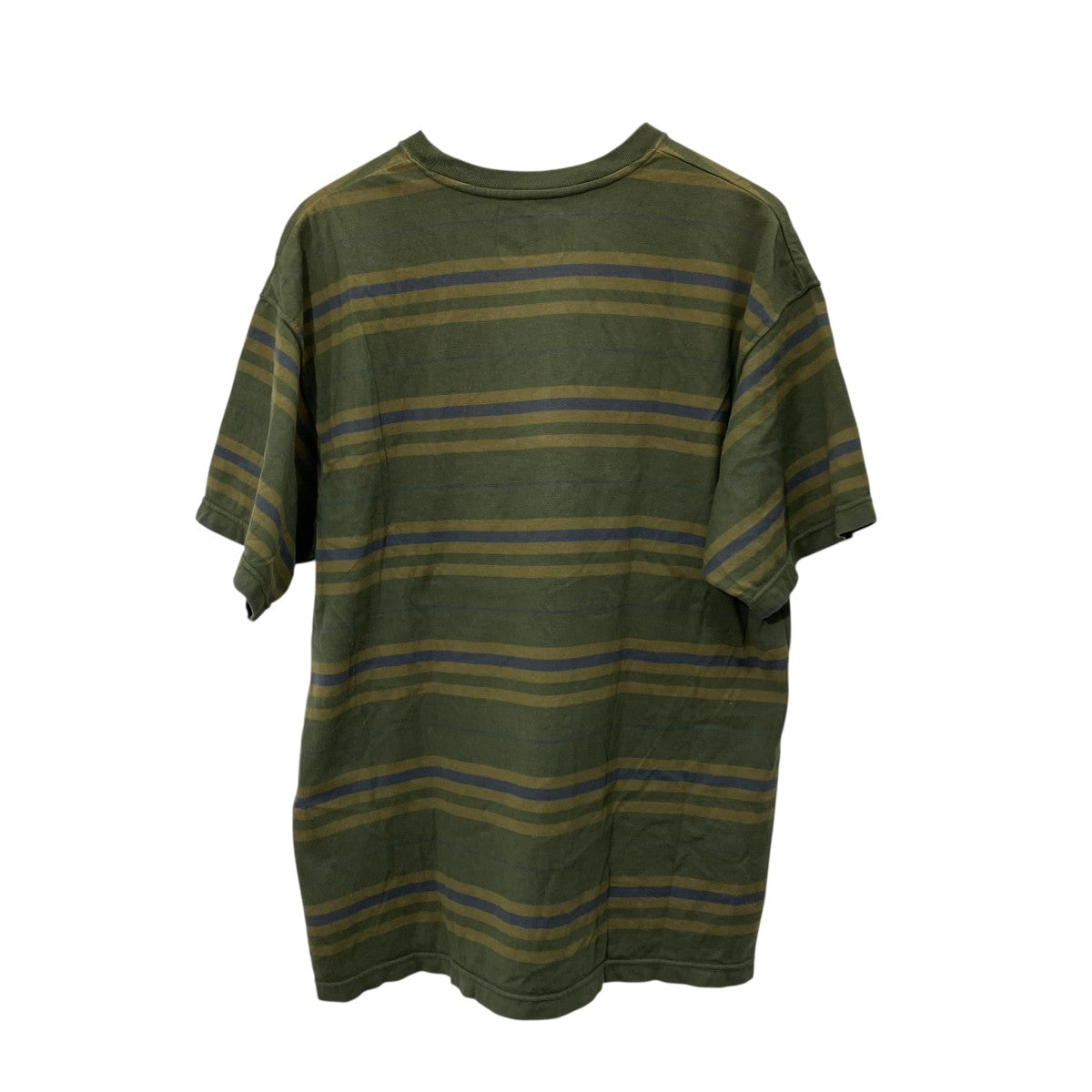 WTAPS 23SSBDY 02 SS COTTON．TEXTILE．SIGNボーダー半袖Tシャツ231ATDT-CSM30 古着・中古-2枚目のアイテム画像