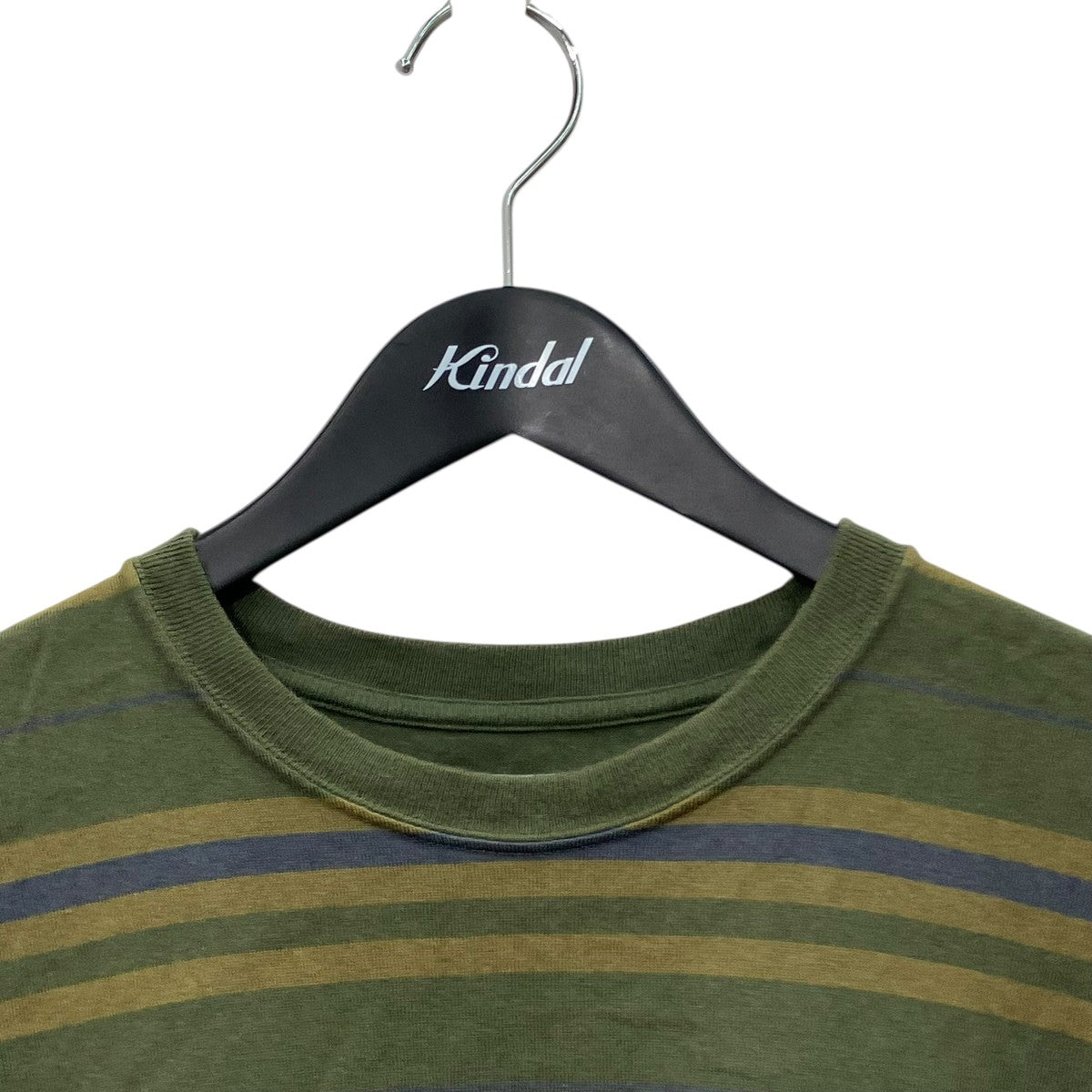 WTAPS 23SSBDY 02 SS COTTON．TEXTILE．SIGNボーダー半袖Tシャツ231ATDT-CSM30 古着・中古-3枚目のアイテム画像