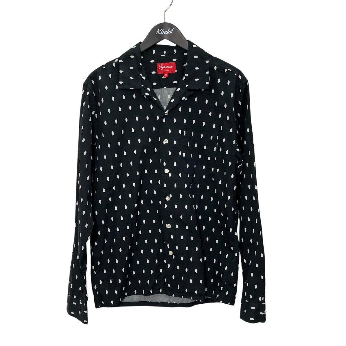 Supreme Oval Dot Shirtドット長袖シャツ 古着・中古-1枚目のアイテム画像