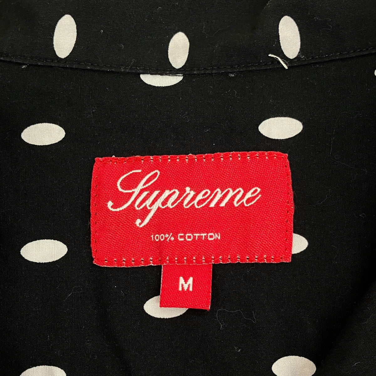 Supreme Oval Dot Shirtドット長袖シャツ 古着・中古-5枚目のアイテム画像
