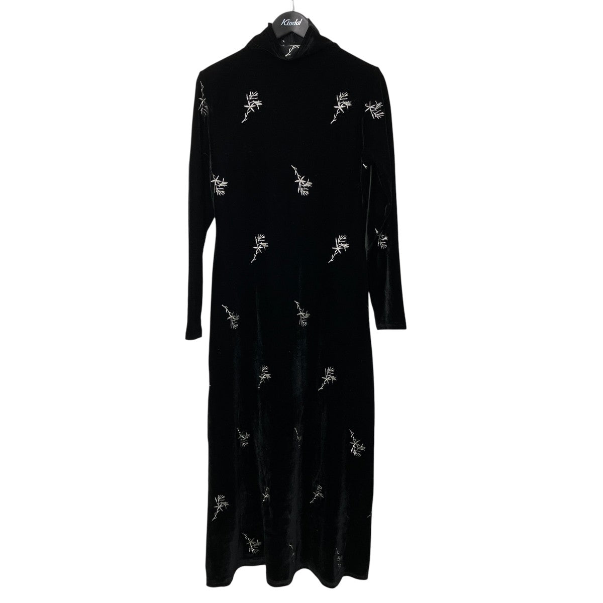 2way Velvet Embroidery Dressベロアワンピース01-OP008-24-03
