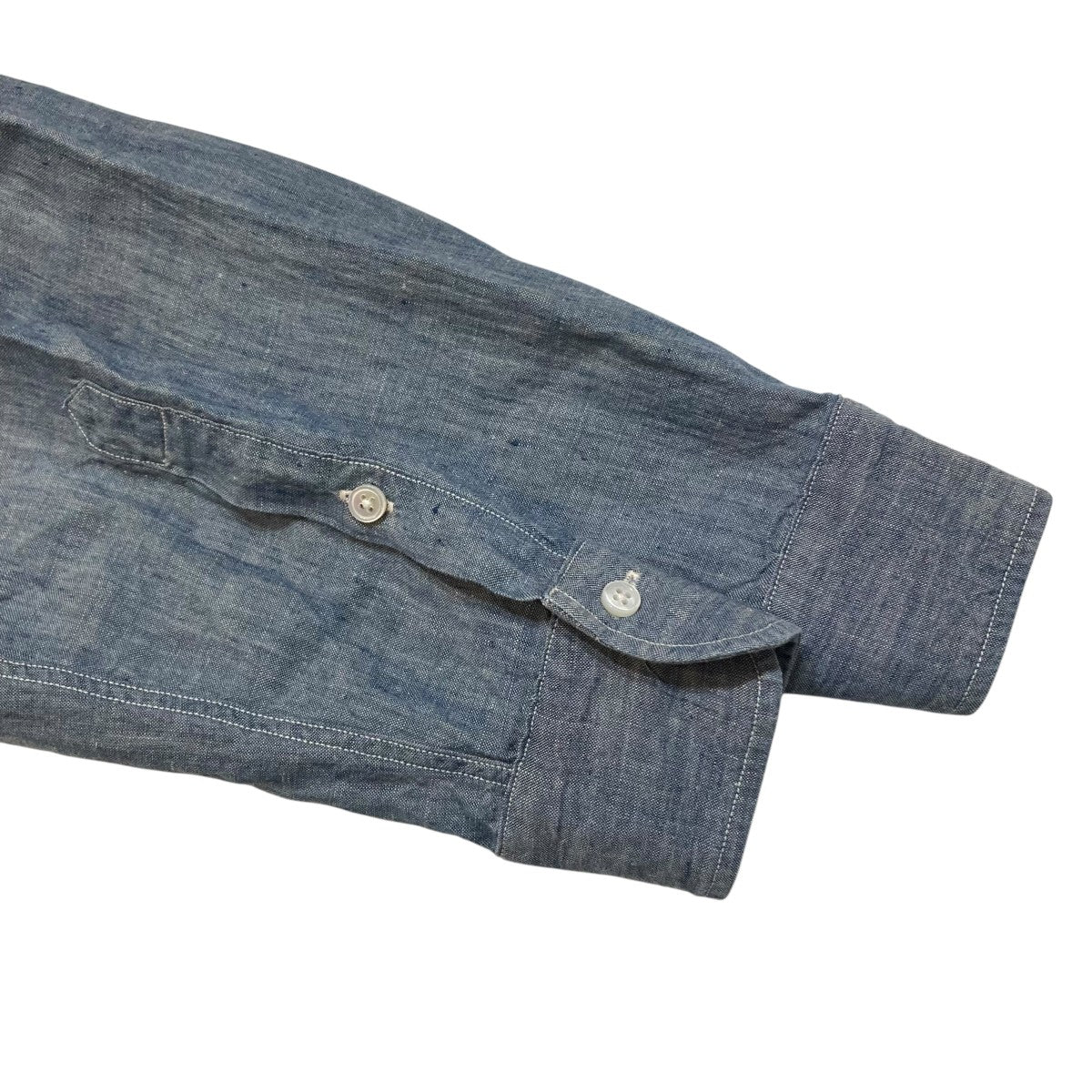 Linen Chambray Shirtバンドカラーシャツ19SSCA0152