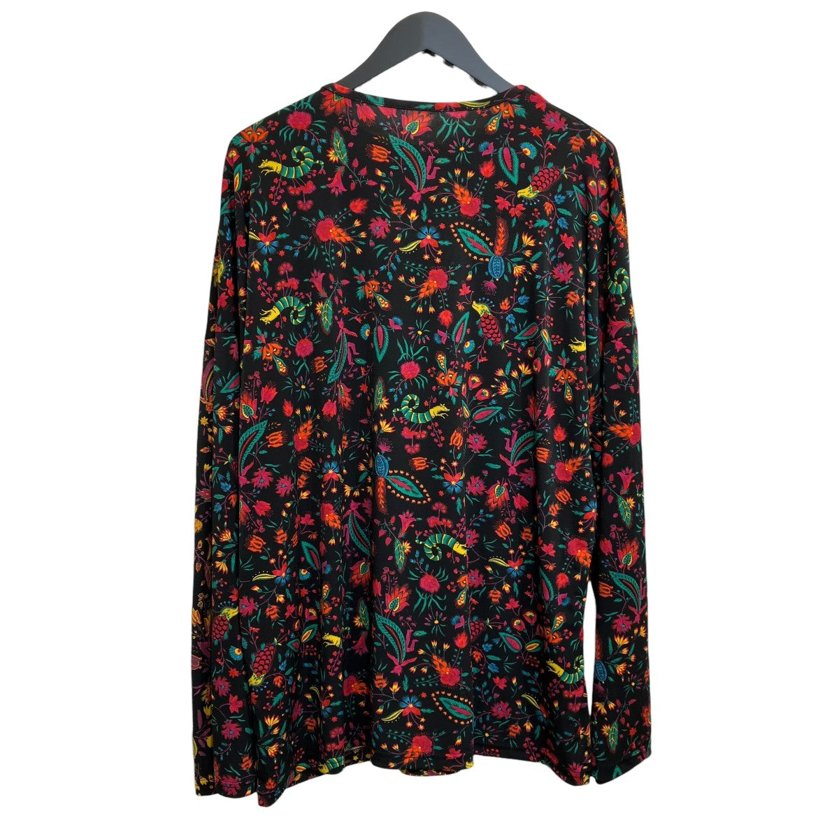 FLOWER PRINT PE JERSEY PANEL T長袖カットソーYLT46931