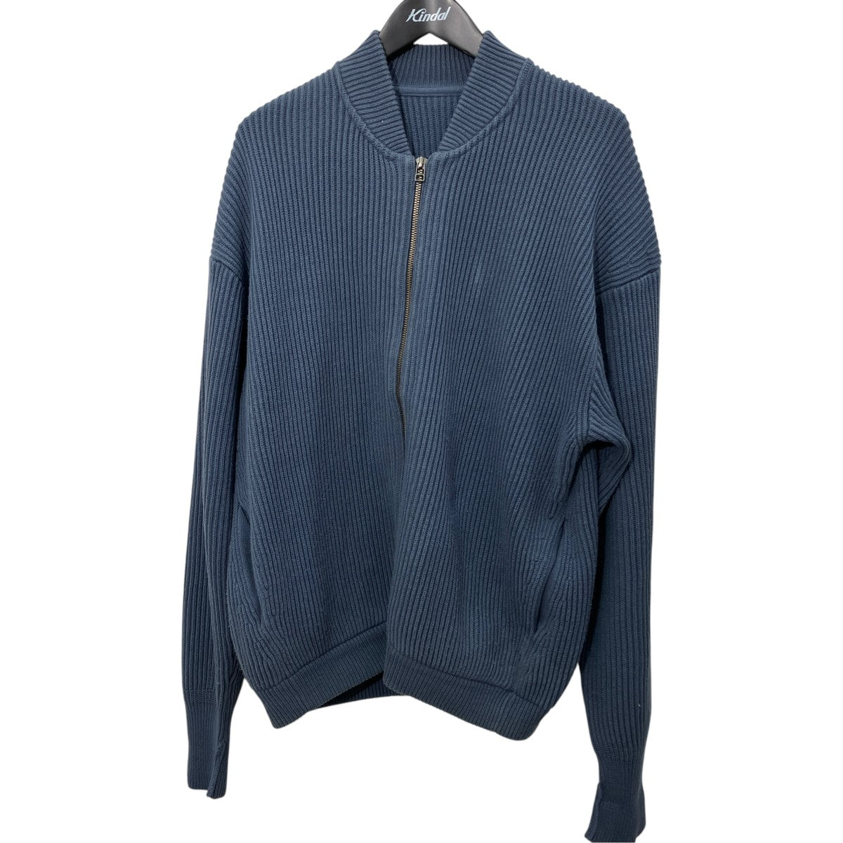 crepuscule rib stitch zip cardiganニットジャケット1903-011 古着・中古-1枚目のアイテム画像